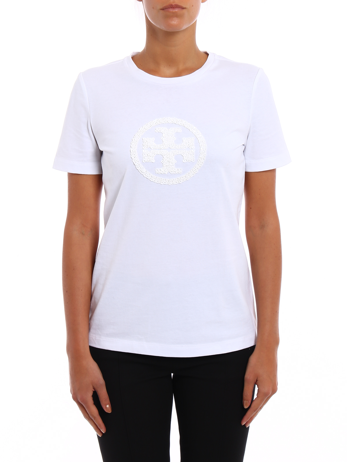 tory burch t shirt logo