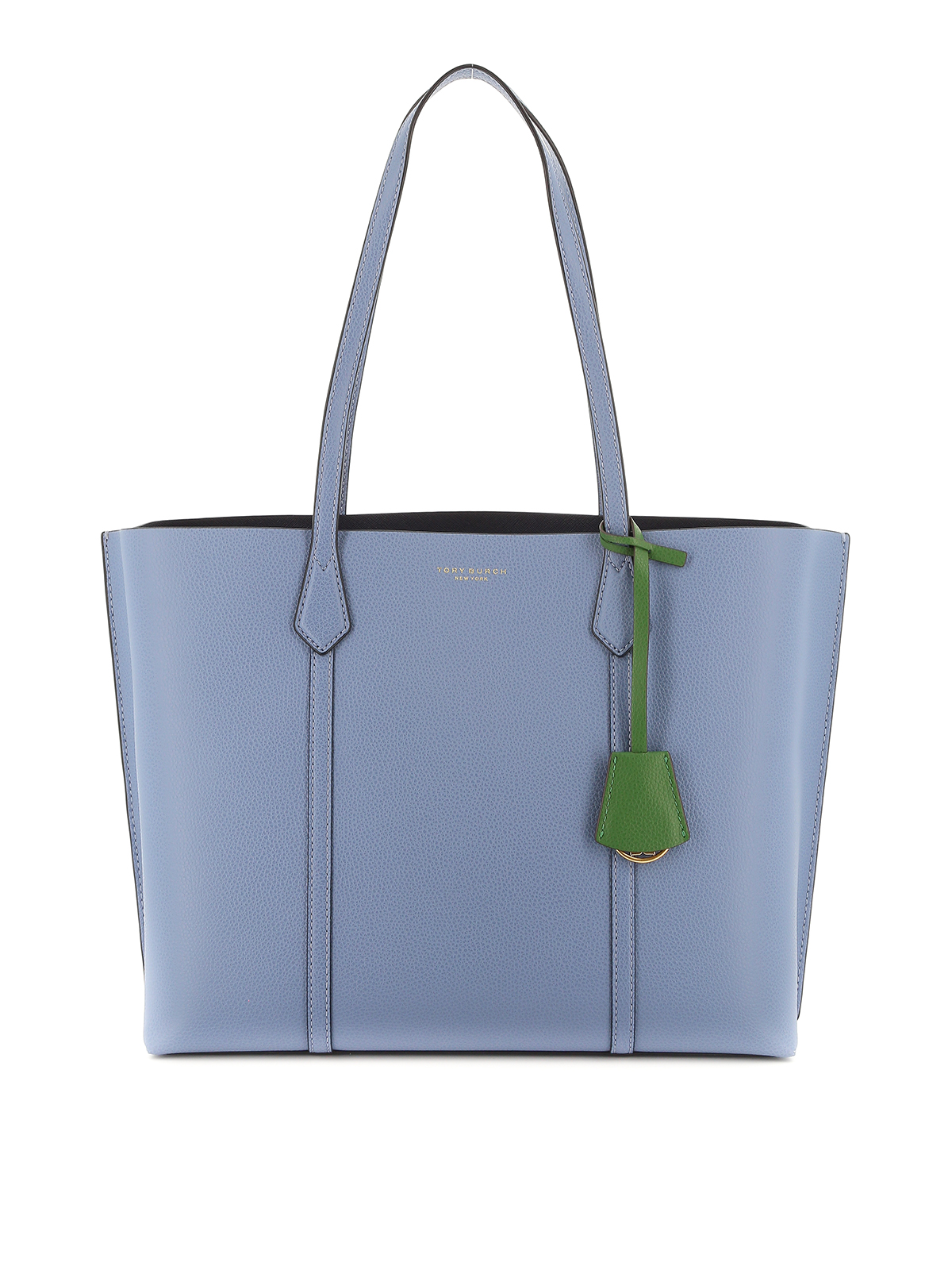 tory burch perry tote light blue