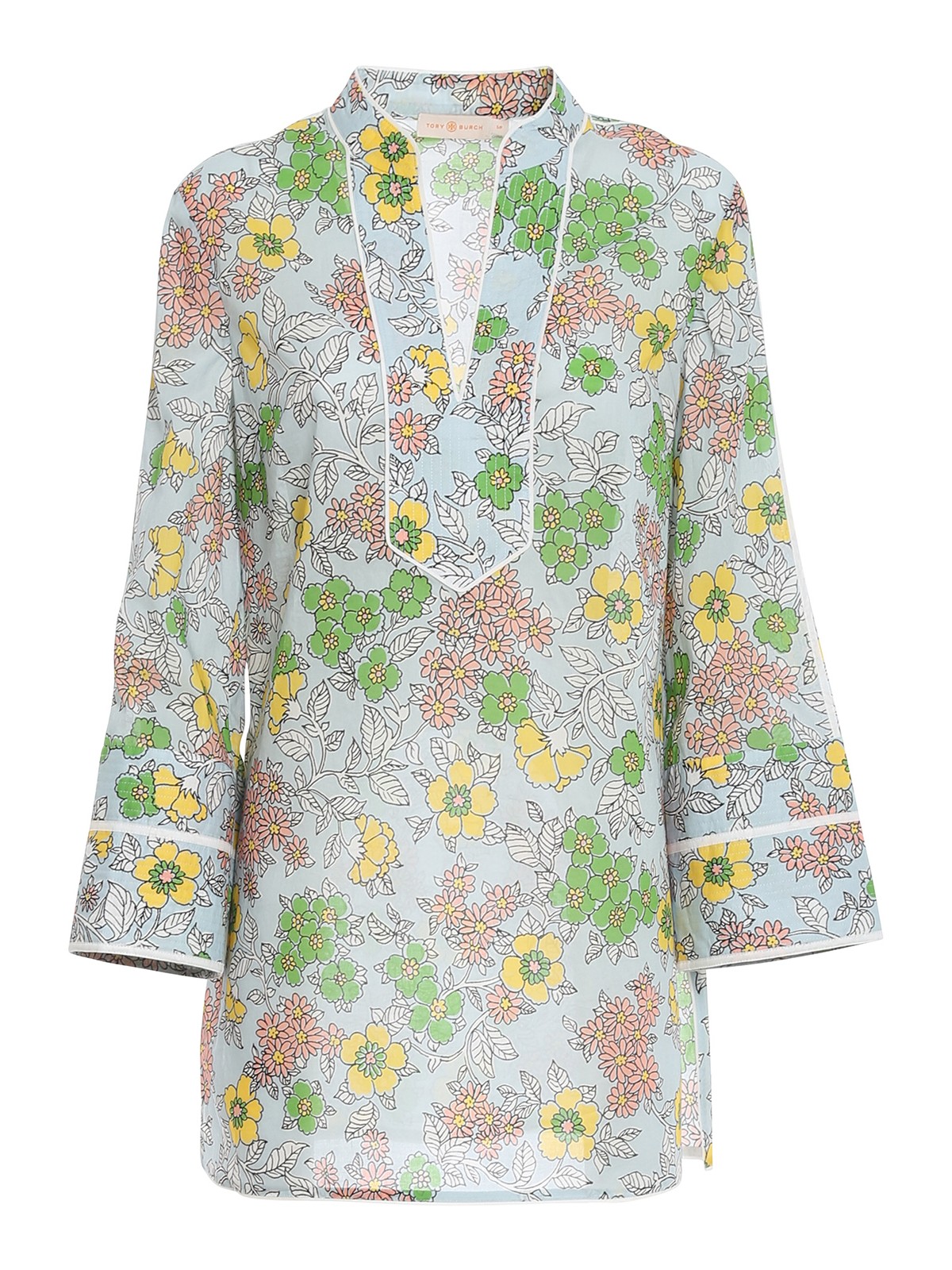 Tunics Tory Burch - Floral print caftan - 80695400 | Shop online at iKRIX