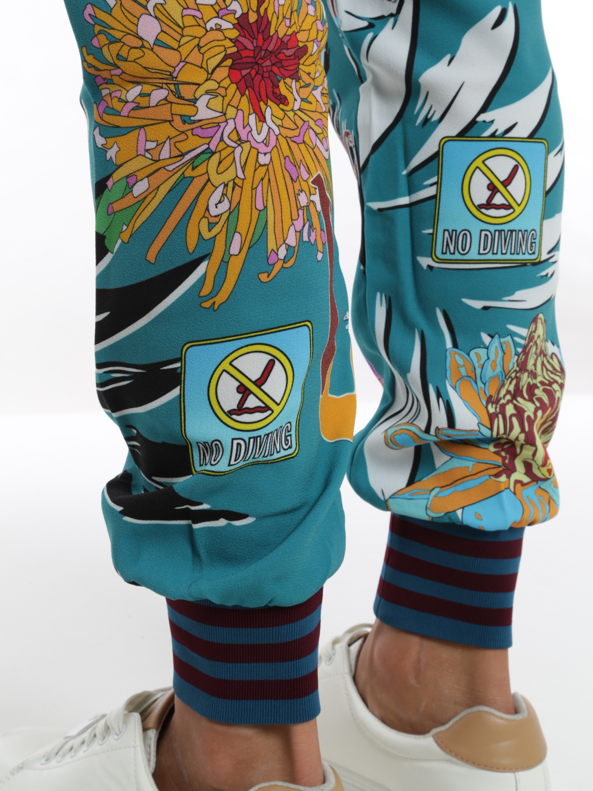 multi coloured tracksuit bottoms
