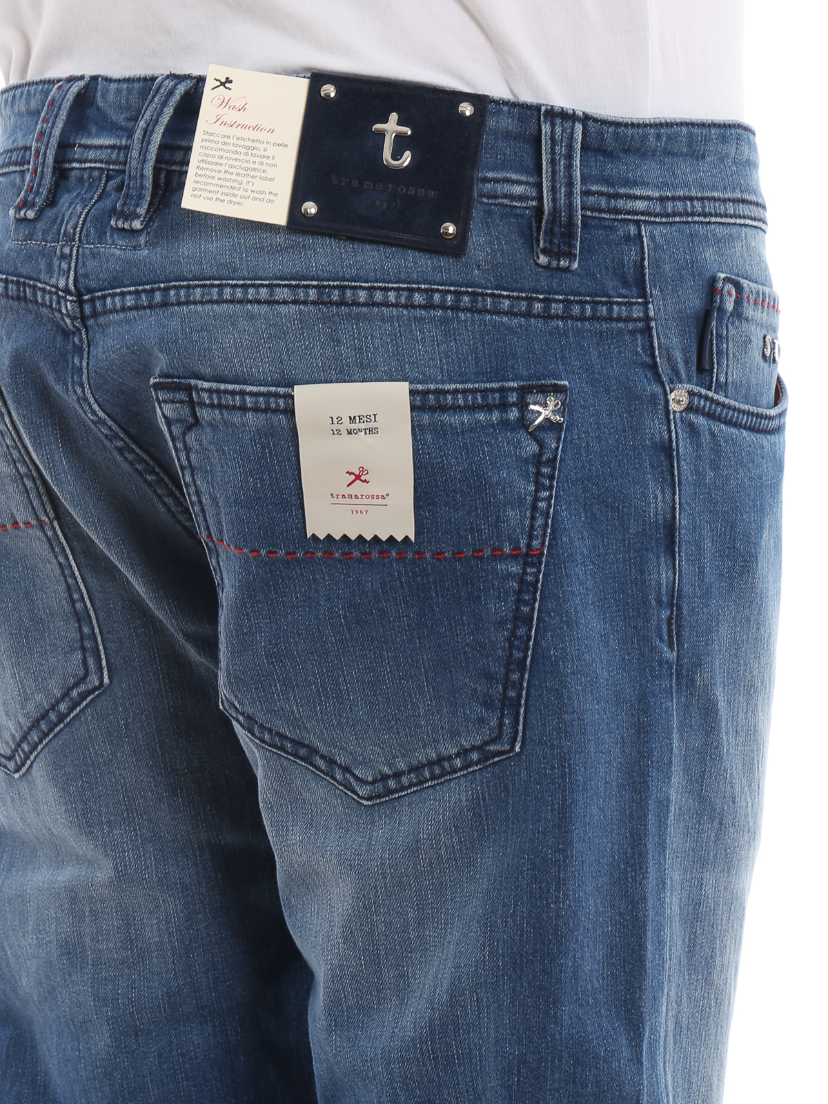 Straight leg jeans Tramarossa - 19-80 vintage effect jeans ...