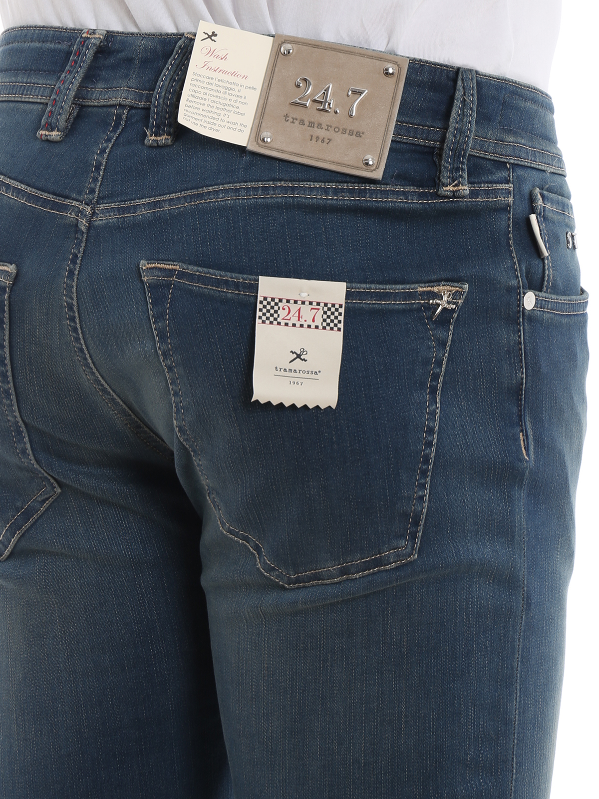 biography Napier Blacken Skinny jeans Tramarossa - Leonardo Slim extra stretch denim jeans -  D30618MONTH