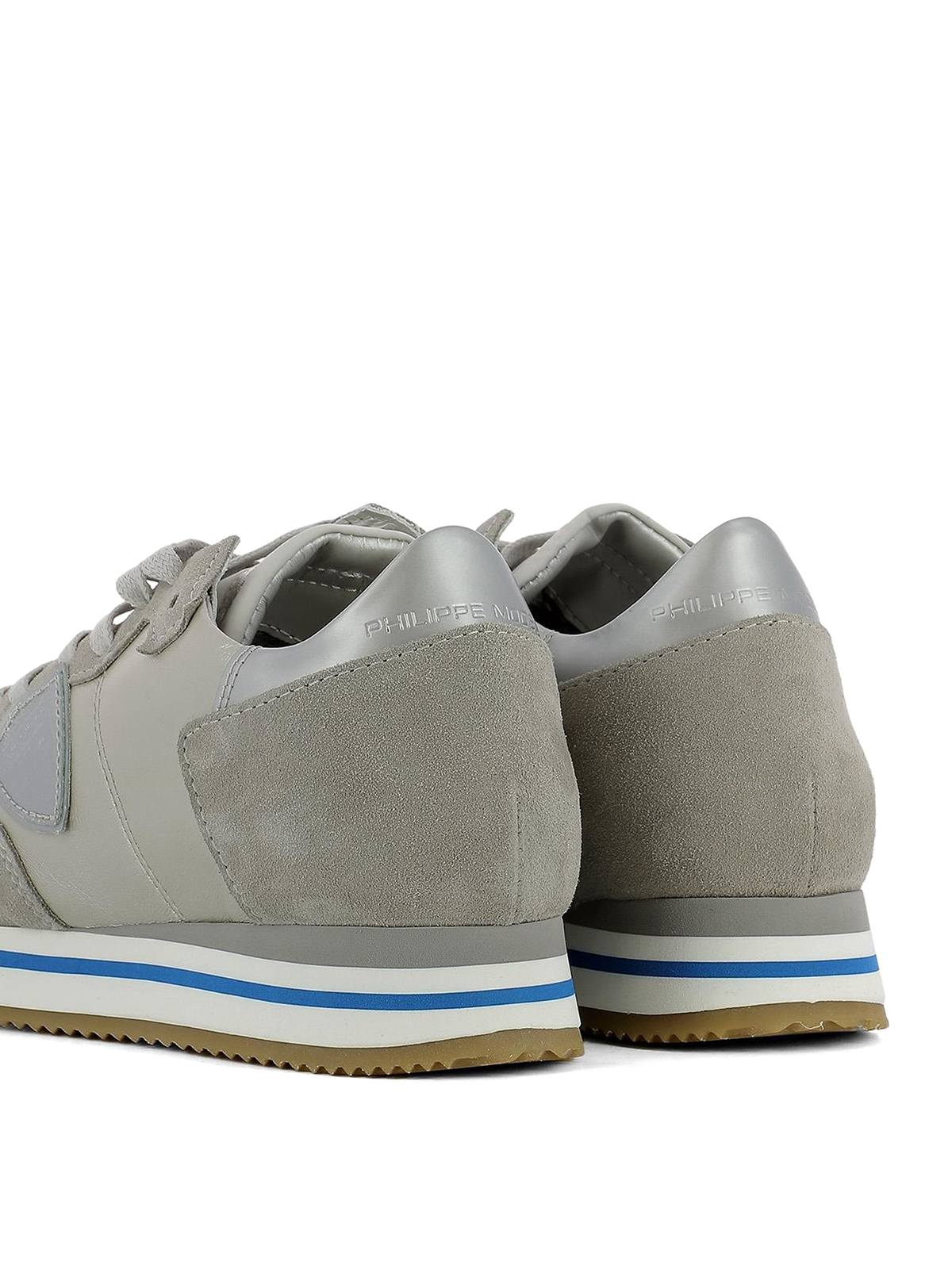 Philippe Model Sneaker Grau Sneaker THLDPE06 | iKRIX Philippe Model Herren Tropez Sneaker Grau Gummisohle