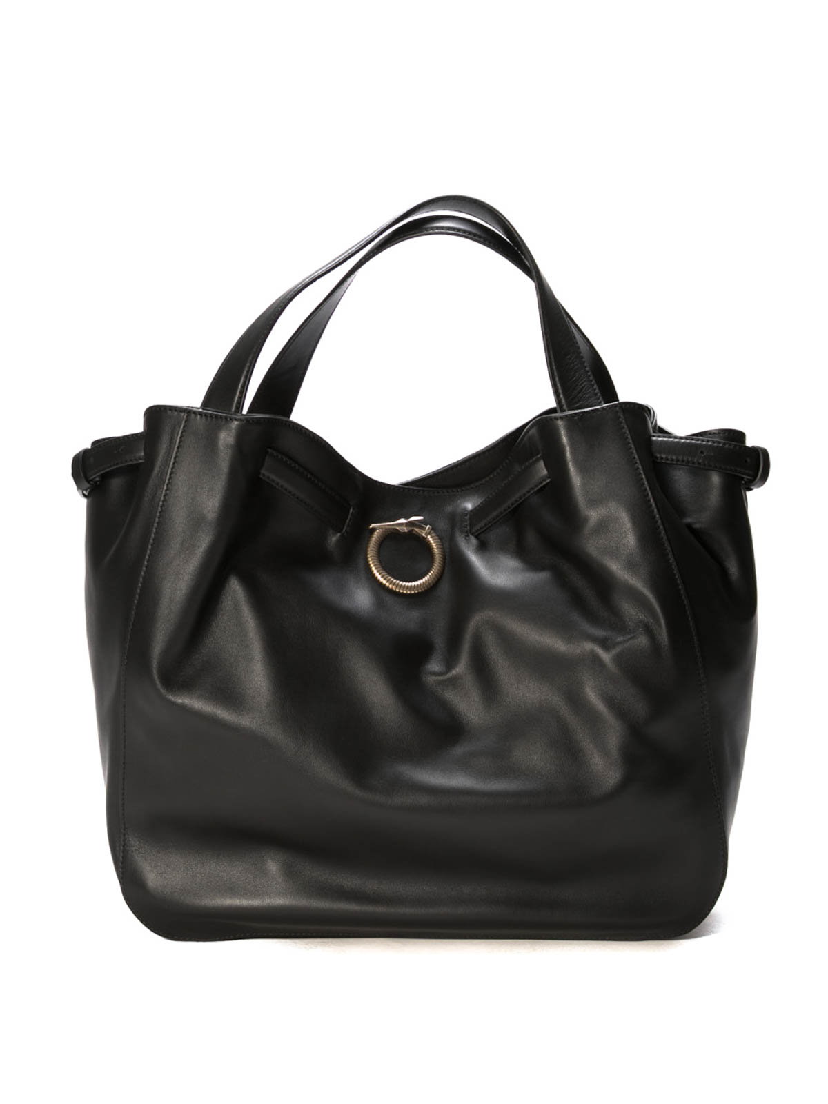 Trussardi - Leather tote - totes bags - 1DB891S19 | Shop online at iKRIX