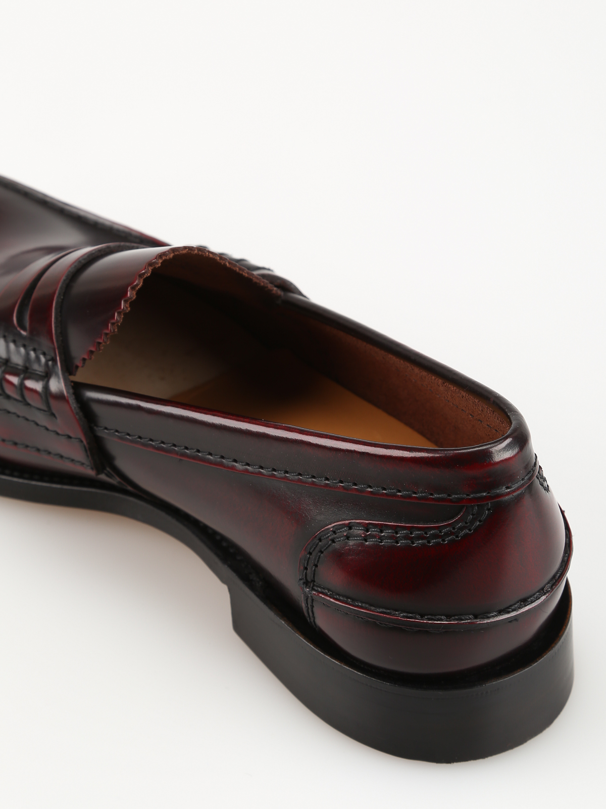 Loafers & Slippers Church's - Tunbridge burgundy leather loafers 