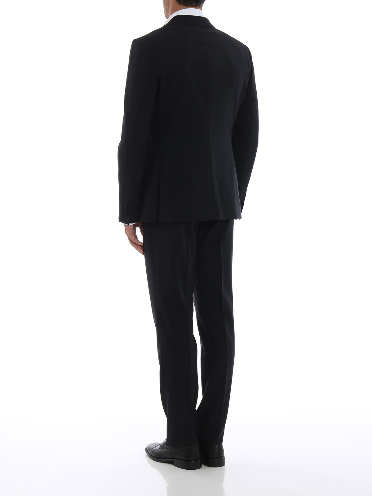 black zegna suit