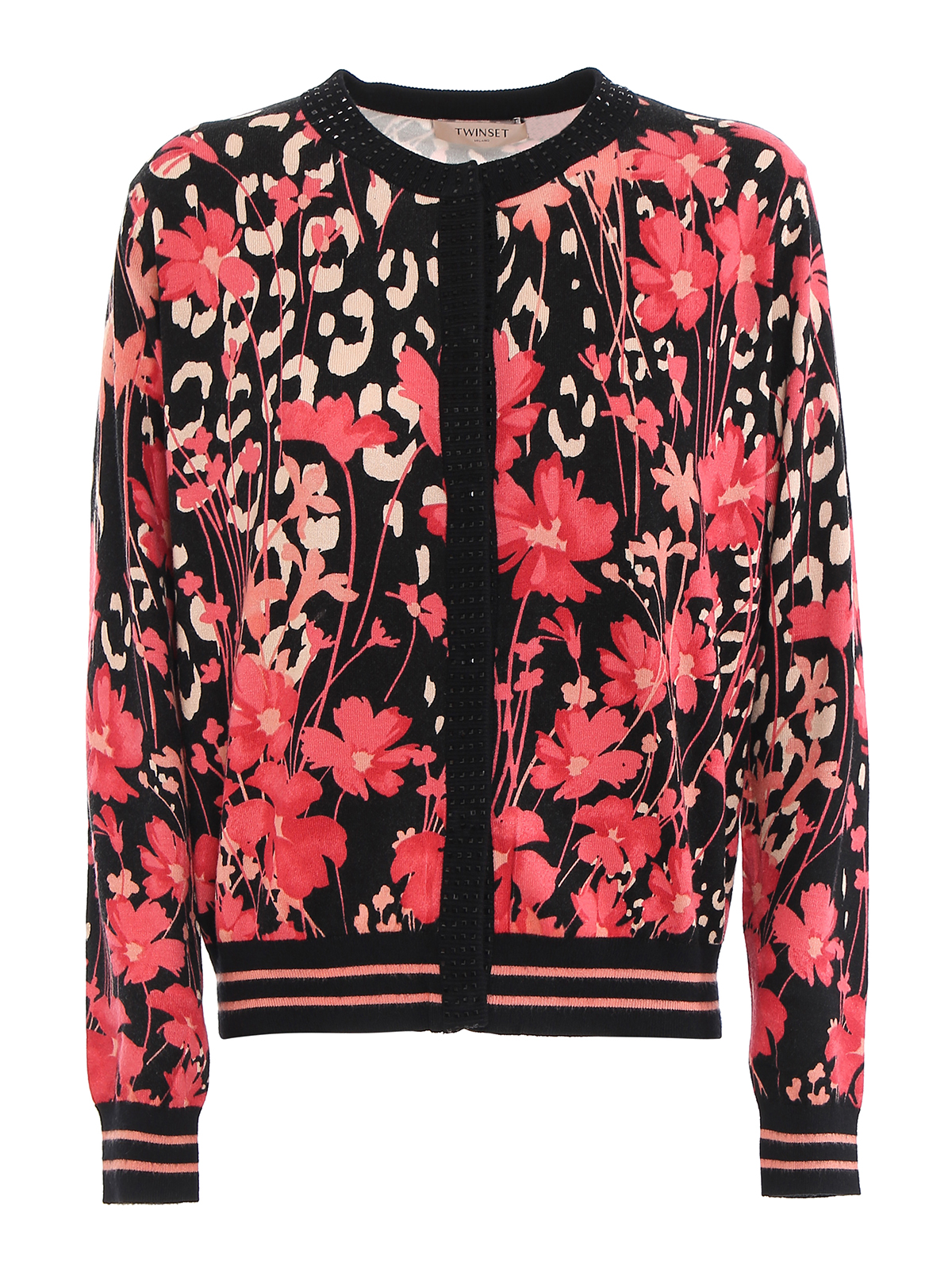 cardigan floral print