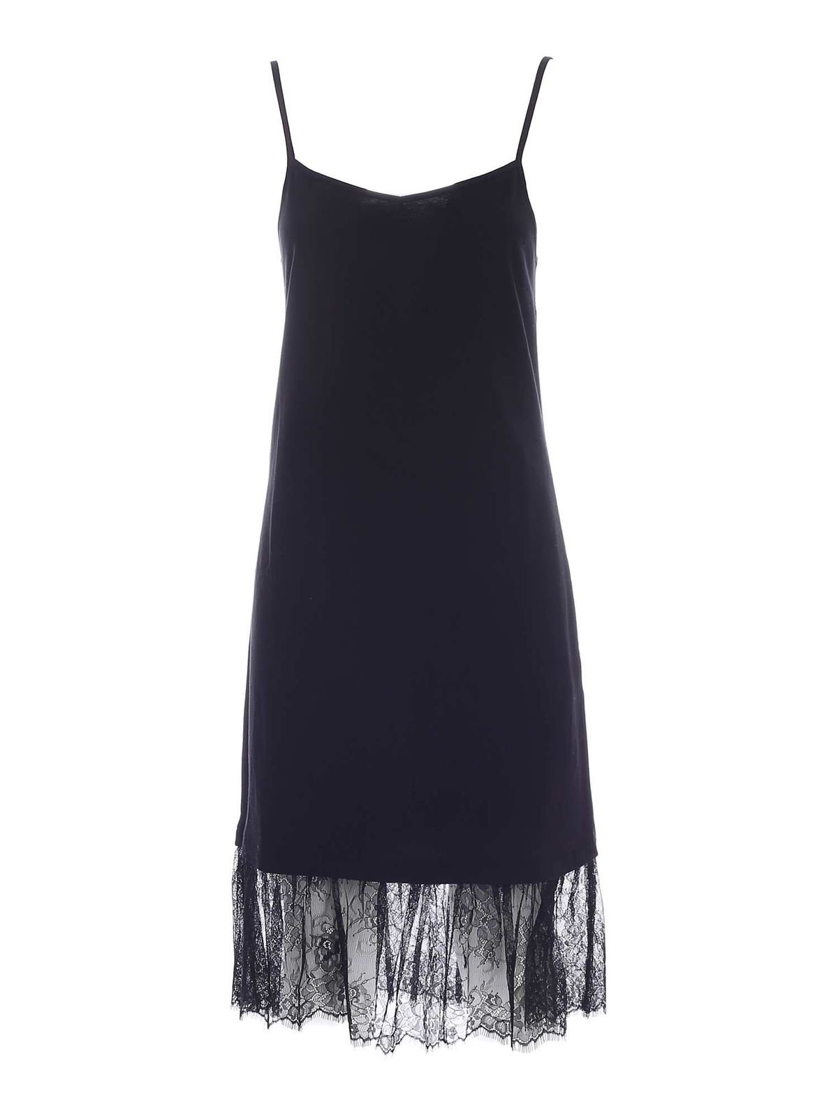 long lace slip