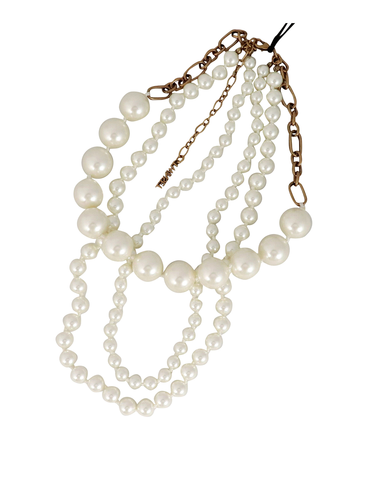 Twinset - Multi-threaded pearl necklace - Necklaces & Chokers ...