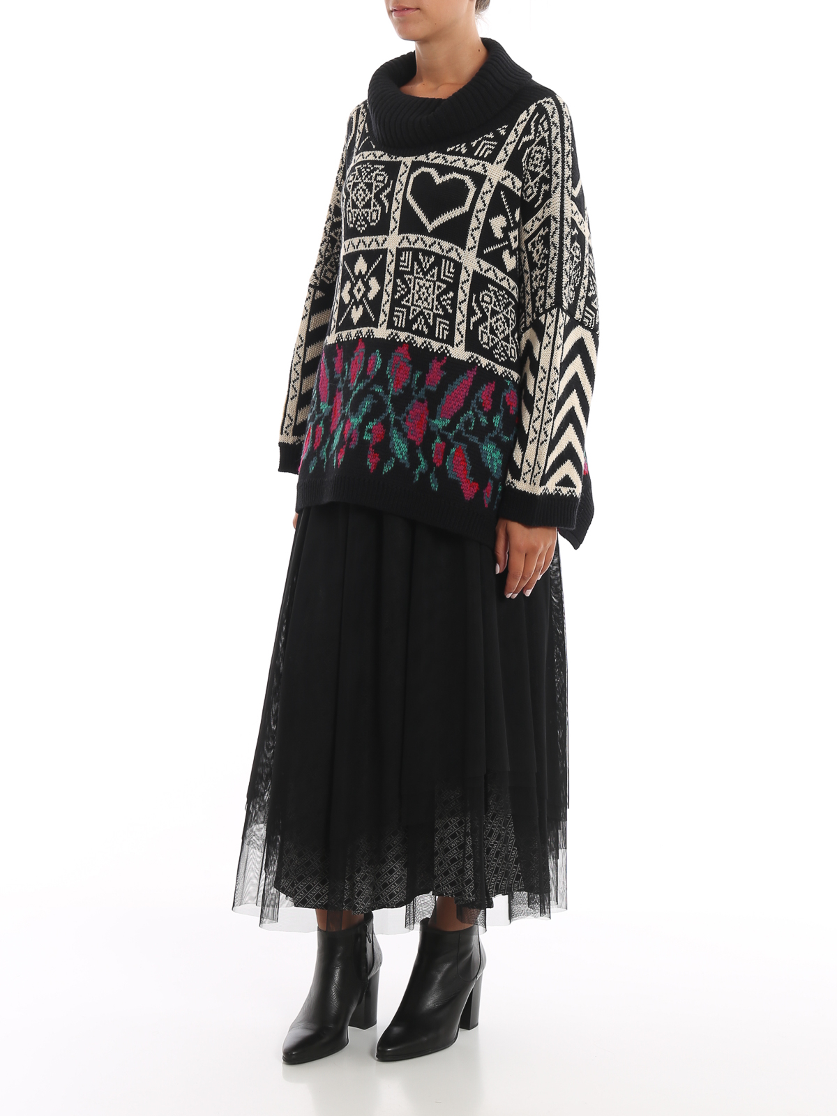 tiered maxi skirt online