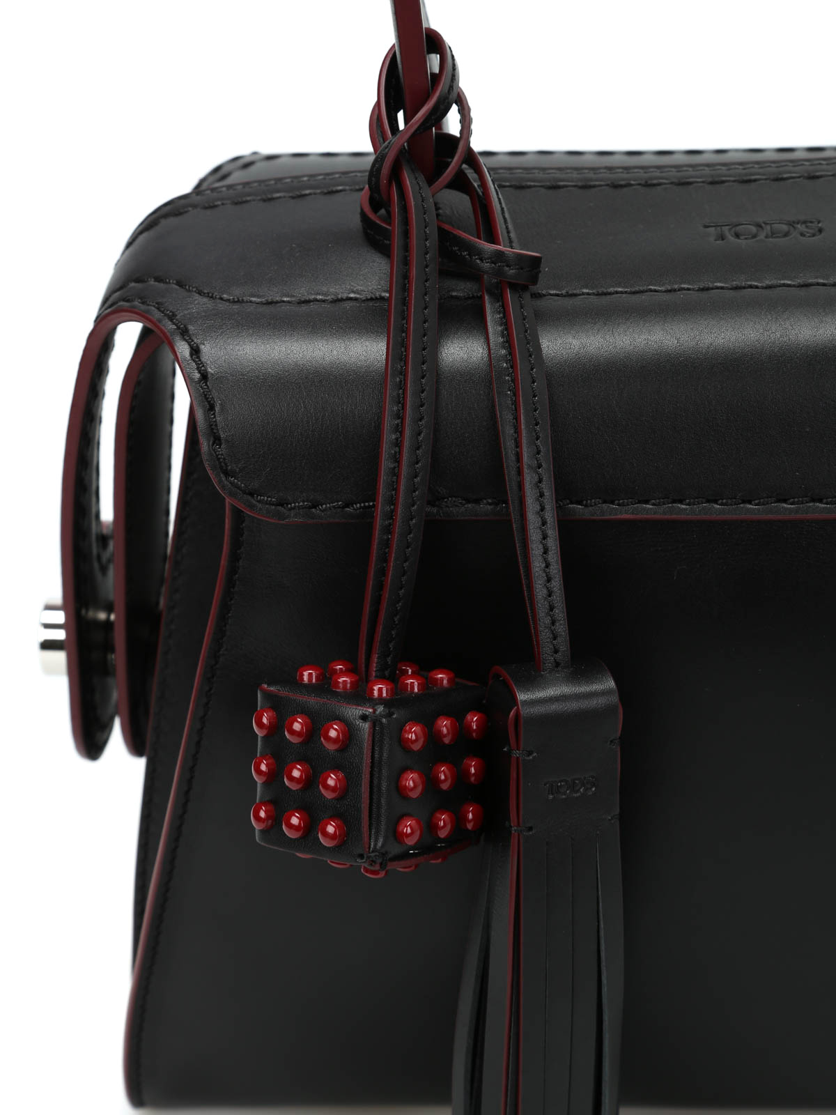 Bowling bags Tod'S Twist leather small bowling bag XBWTWIH0200TOPB999