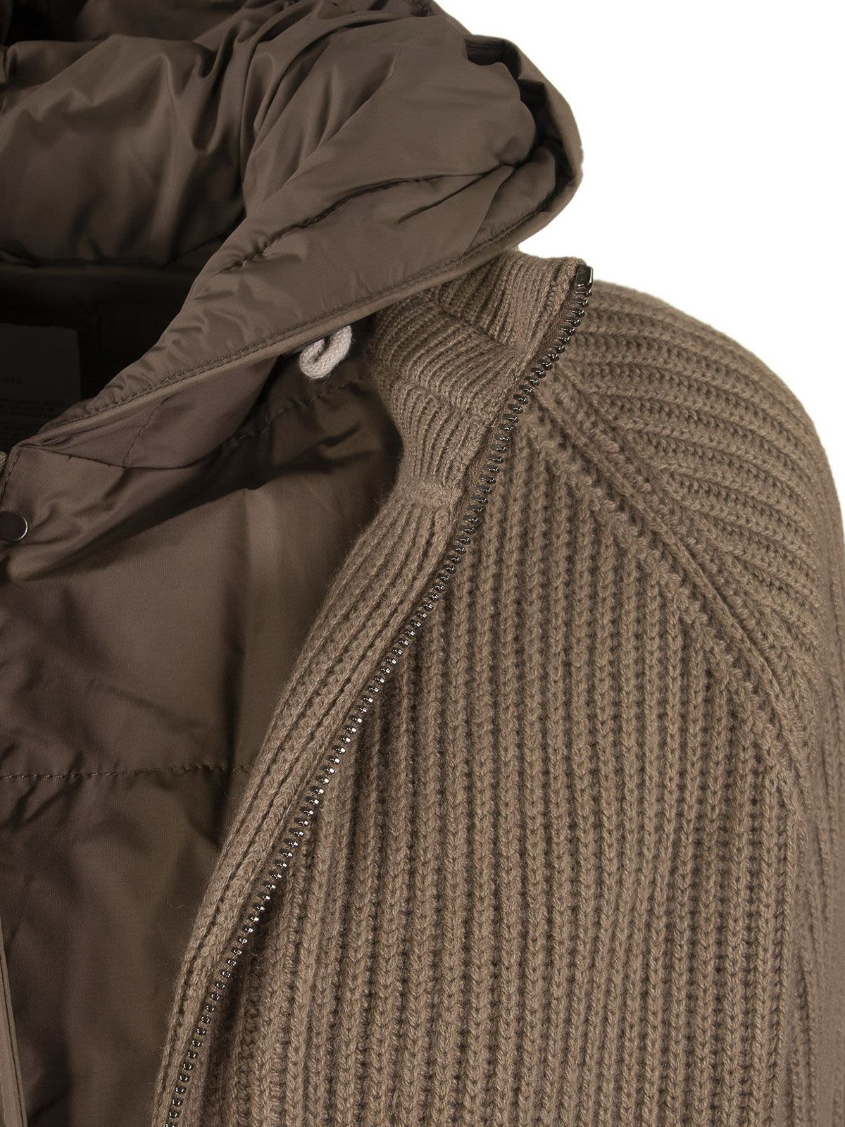 Brunello Cucinelli Two Layered Cashmere Coat Padded Coats Mc9456