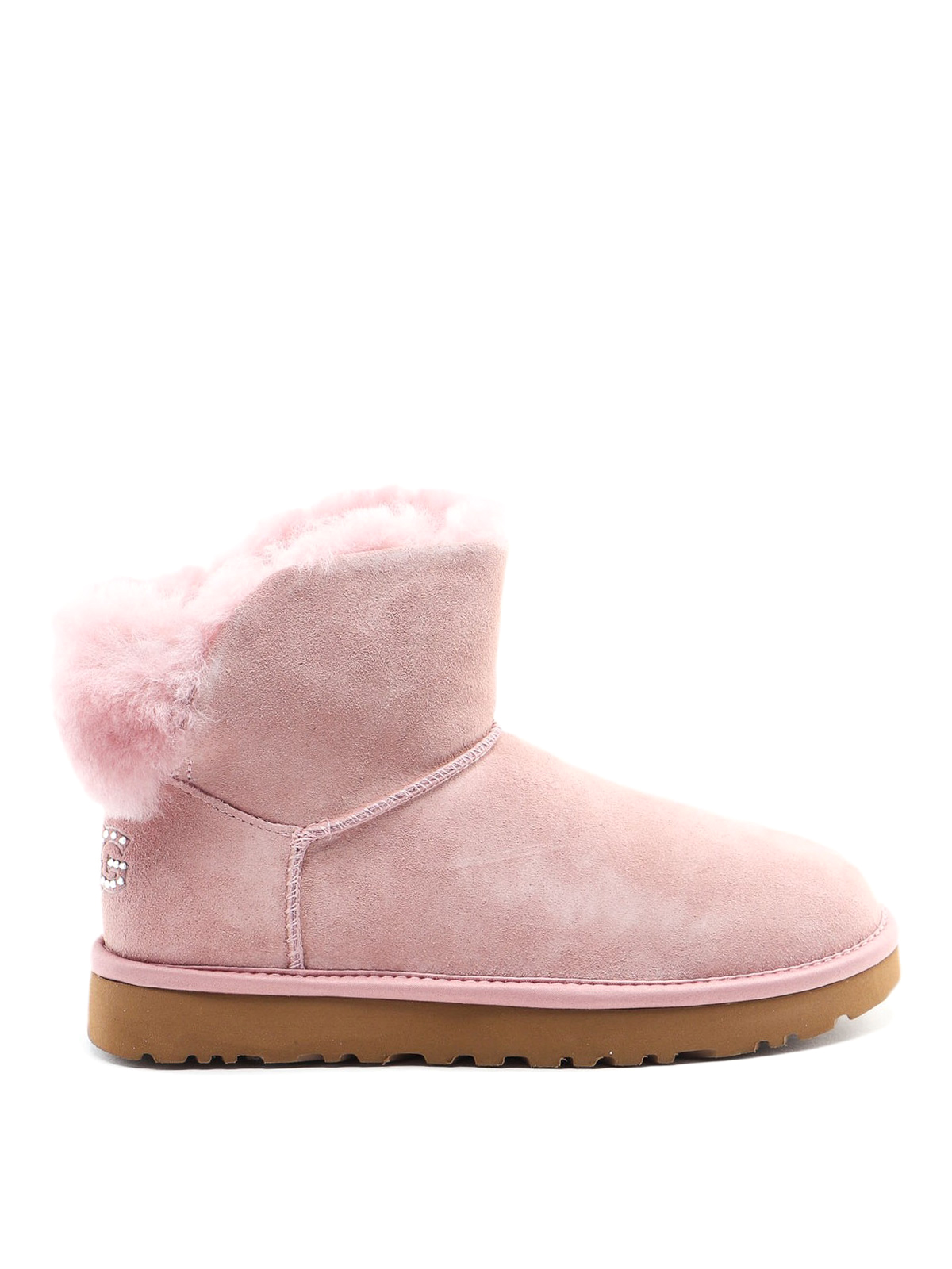 UGG CLASSIC BLING MINI PINK BOOTIES