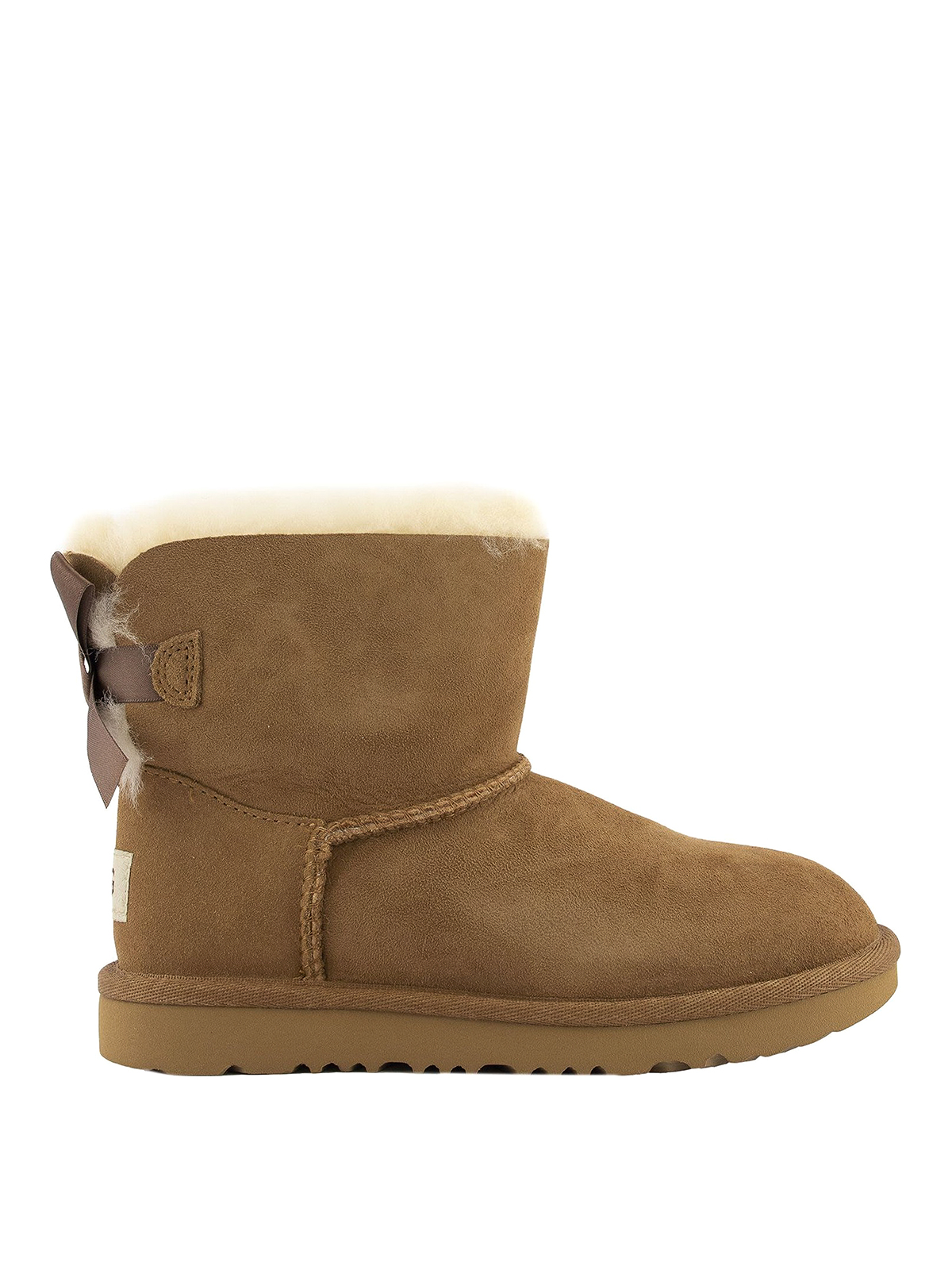 mini ugg boots light brown