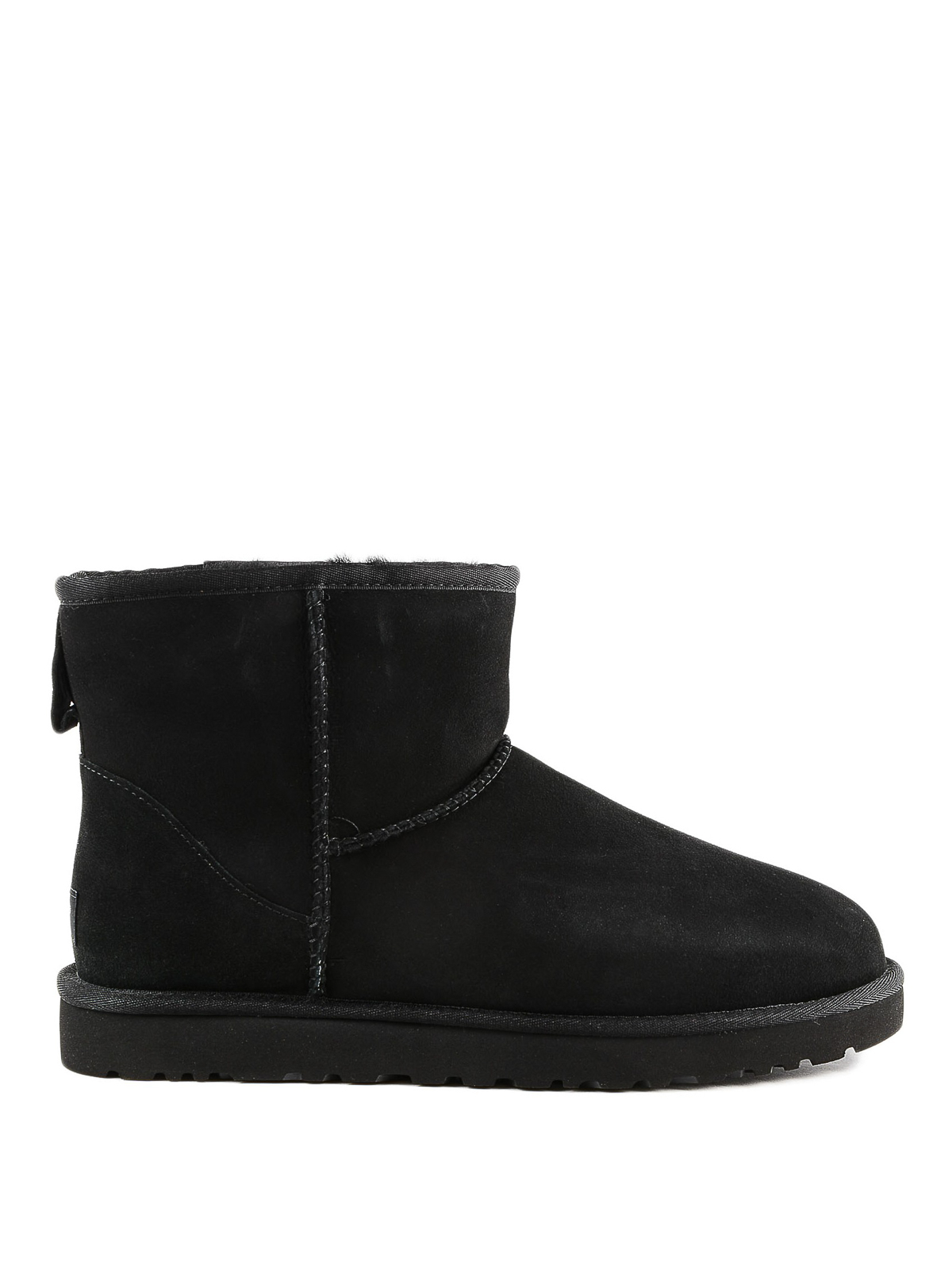 ugg short booties black