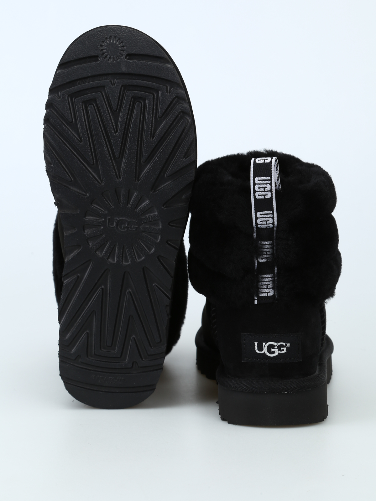 classic mini fluffy quilted ugg boot