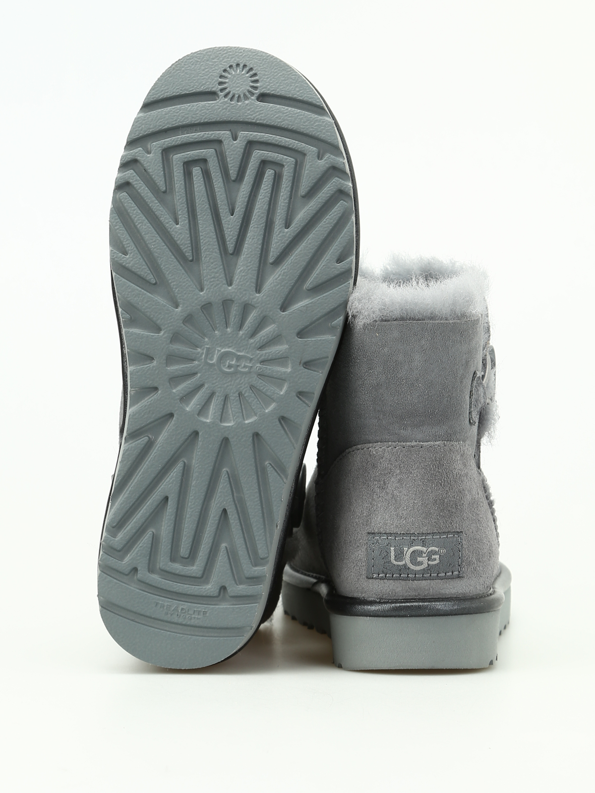 ugg grey button boots