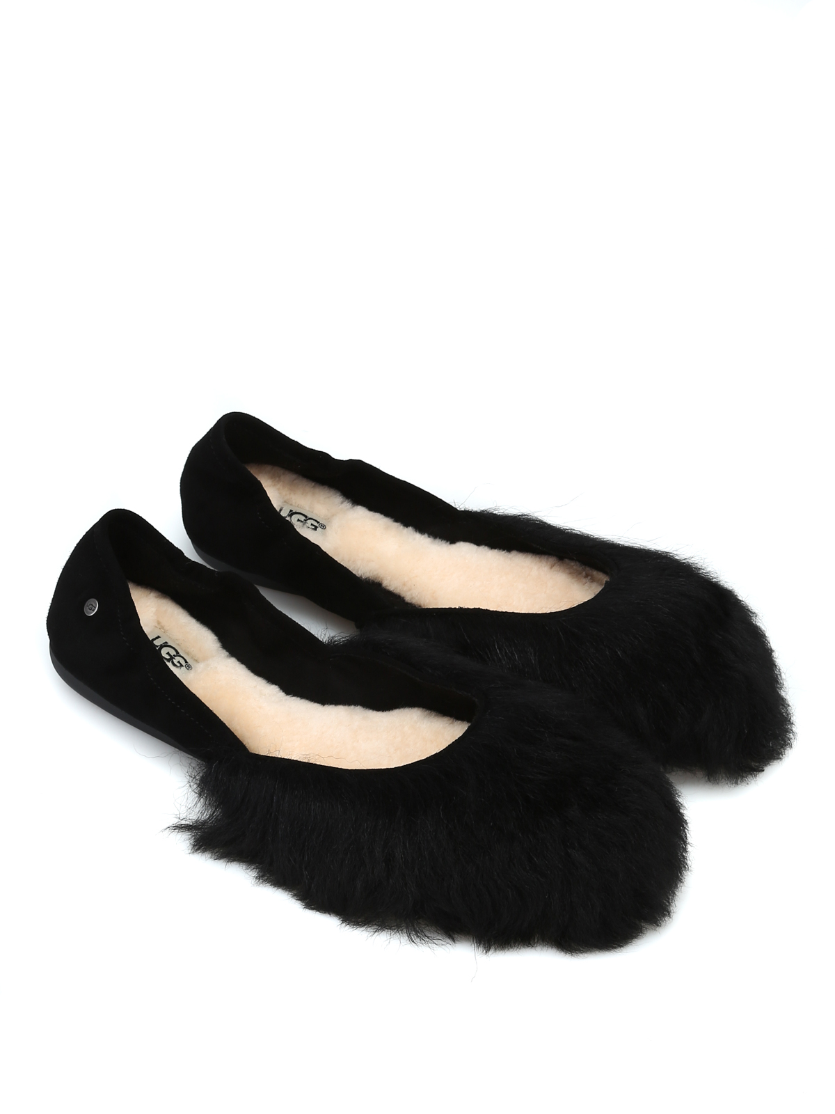 ugg flats with fur