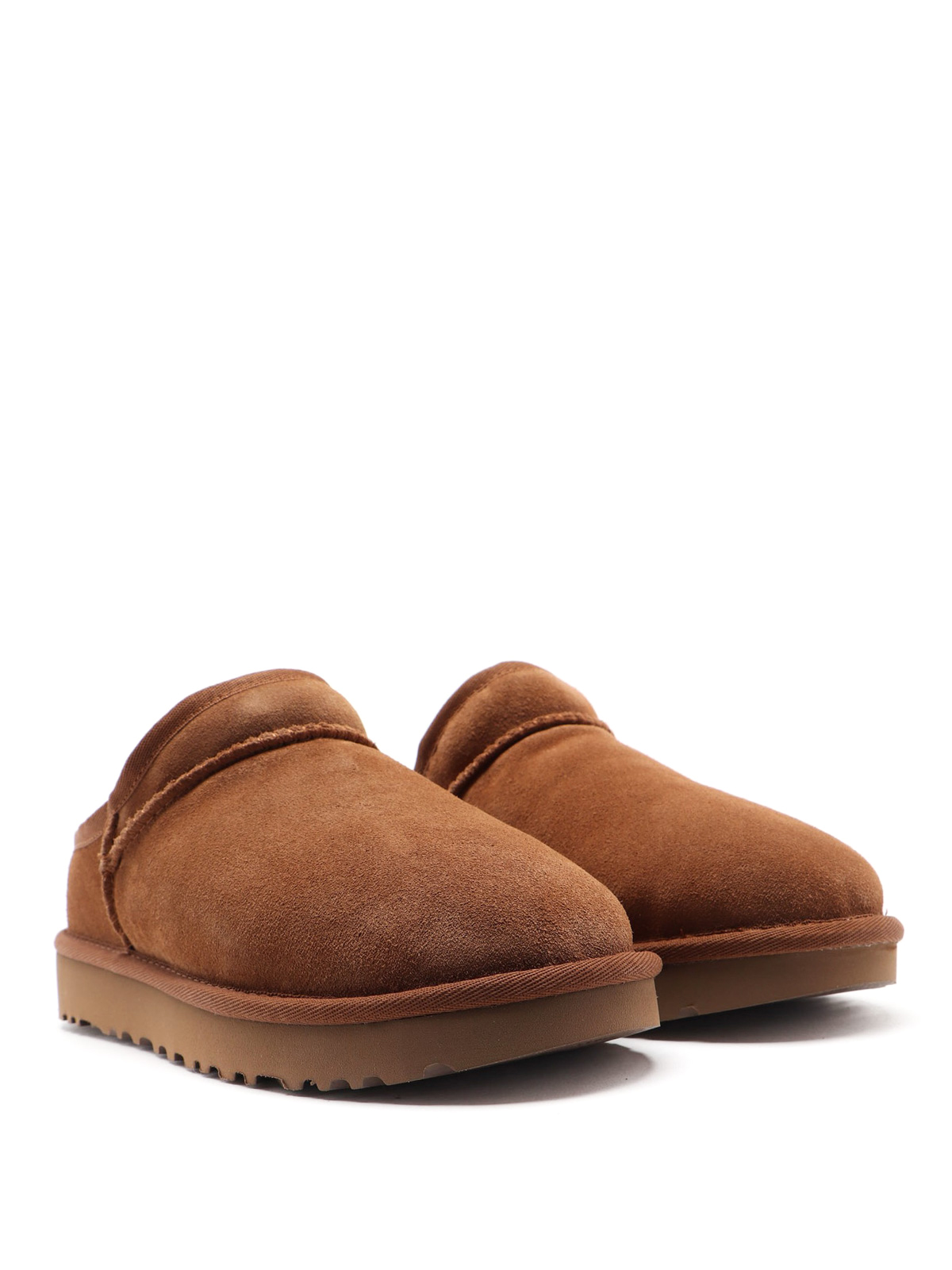 Ugg - Shearling and suede slippers 