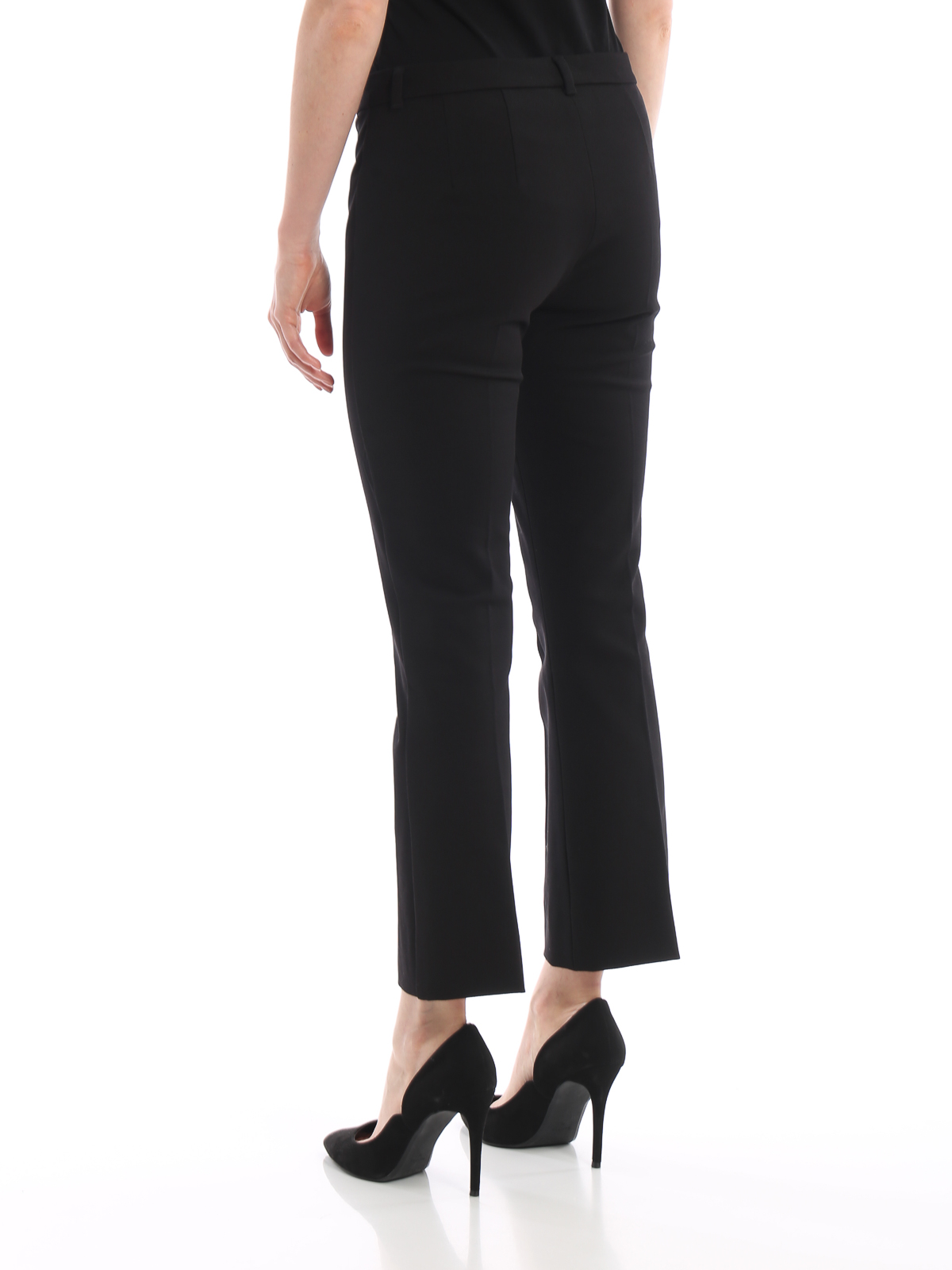 Casual trousers Max Mara - Umanita black bootcut trousers - 91360299000005