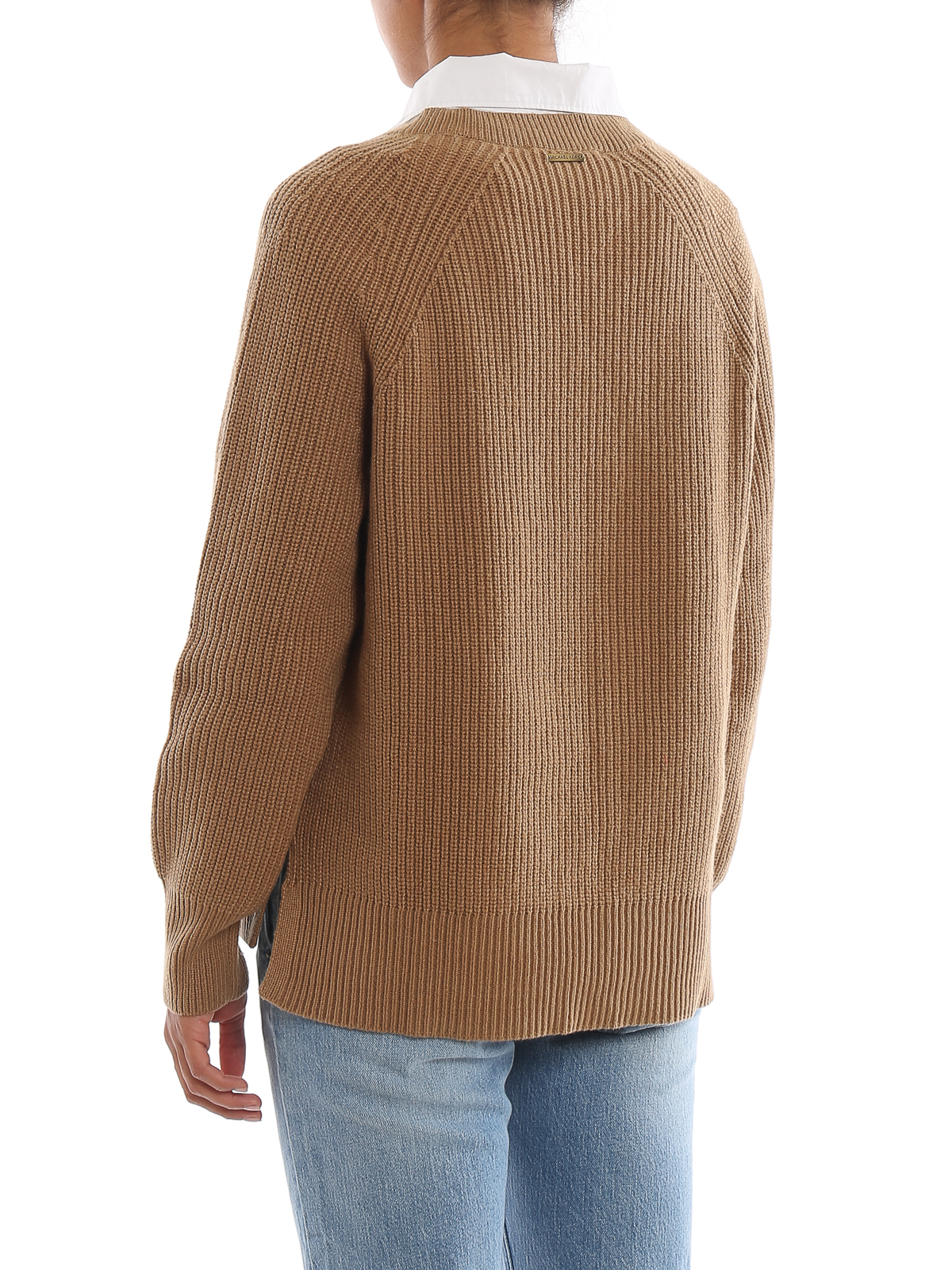 V necks Michael Kors - V-neck wool blend sweater - MF96P0YCHM211
