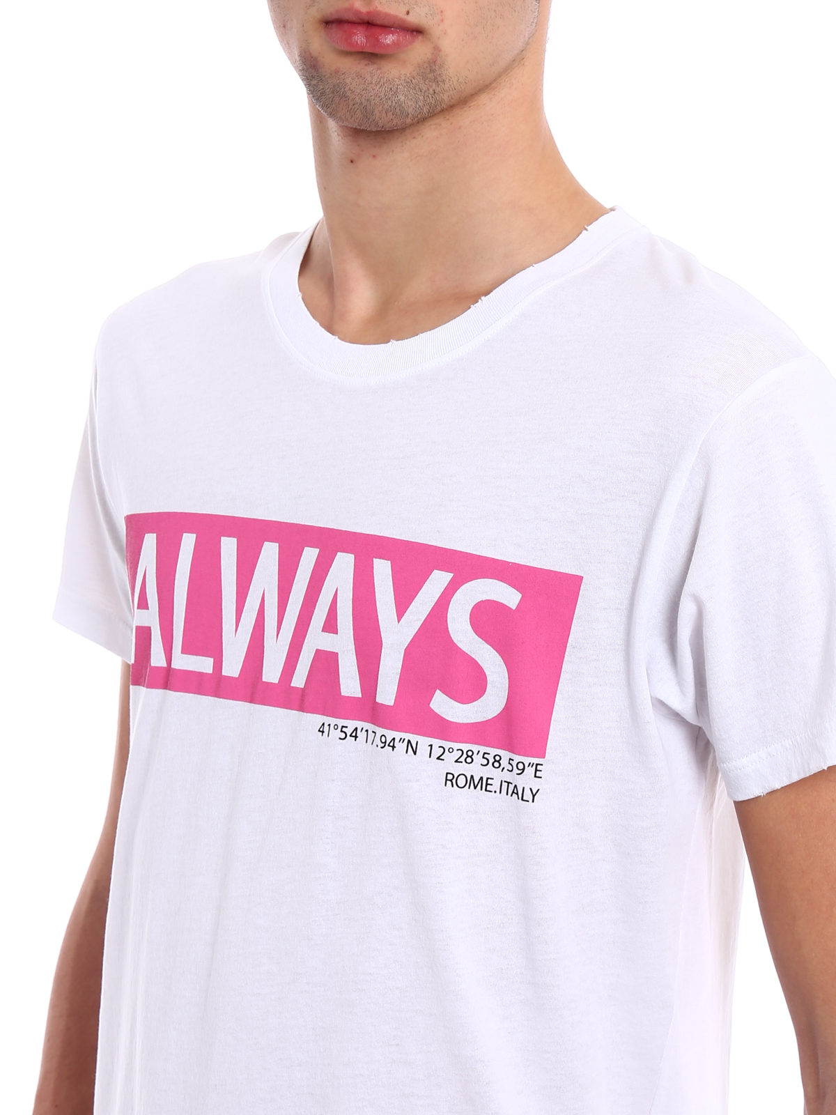 Tシャツ Valentino - Tシャツ - Always - PV3MG10F46M0BO | iKRIX.com