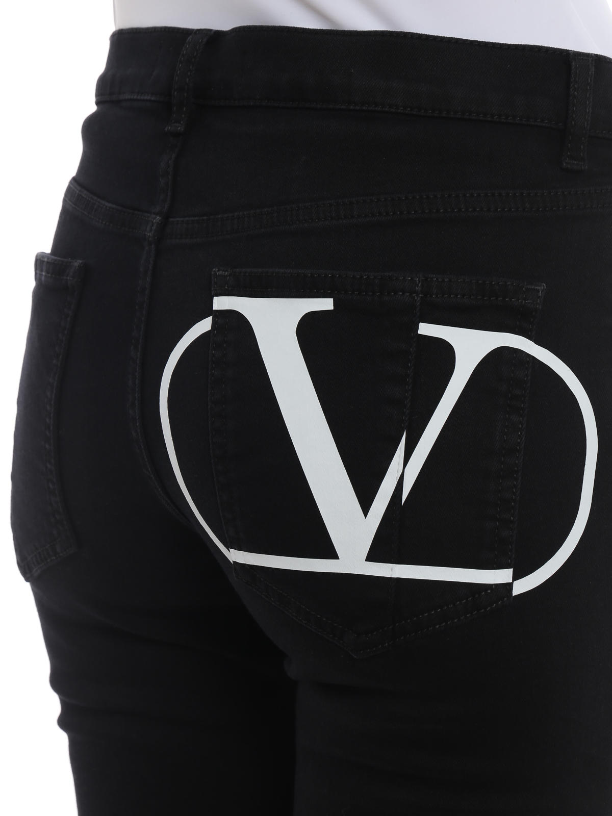valentino black jeans