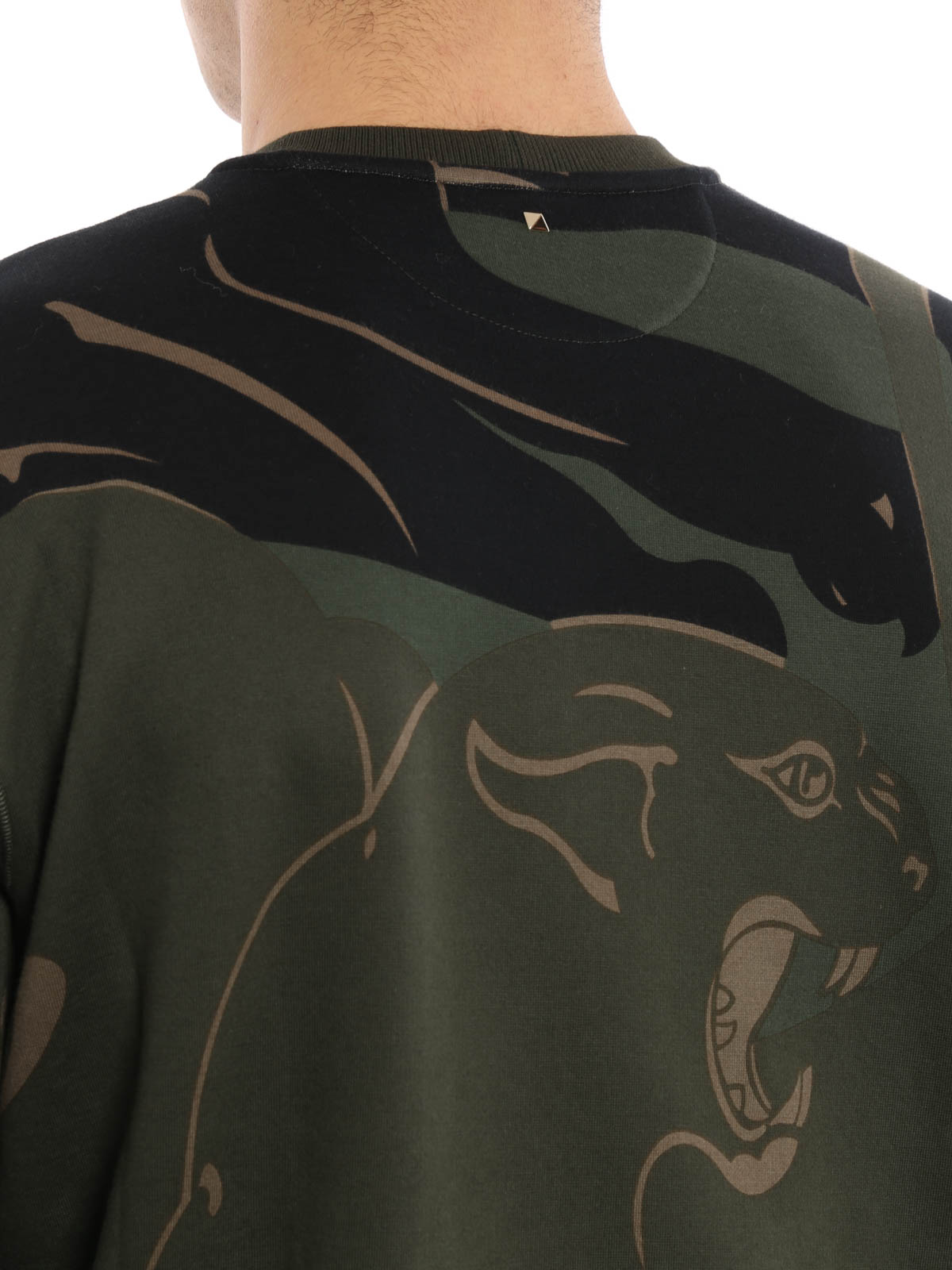 Empirisk linse Mary Sweatshirts & Sweaters Valentino - Camu Panther printed sweatshirt -  MV0MF03U4B9FT0