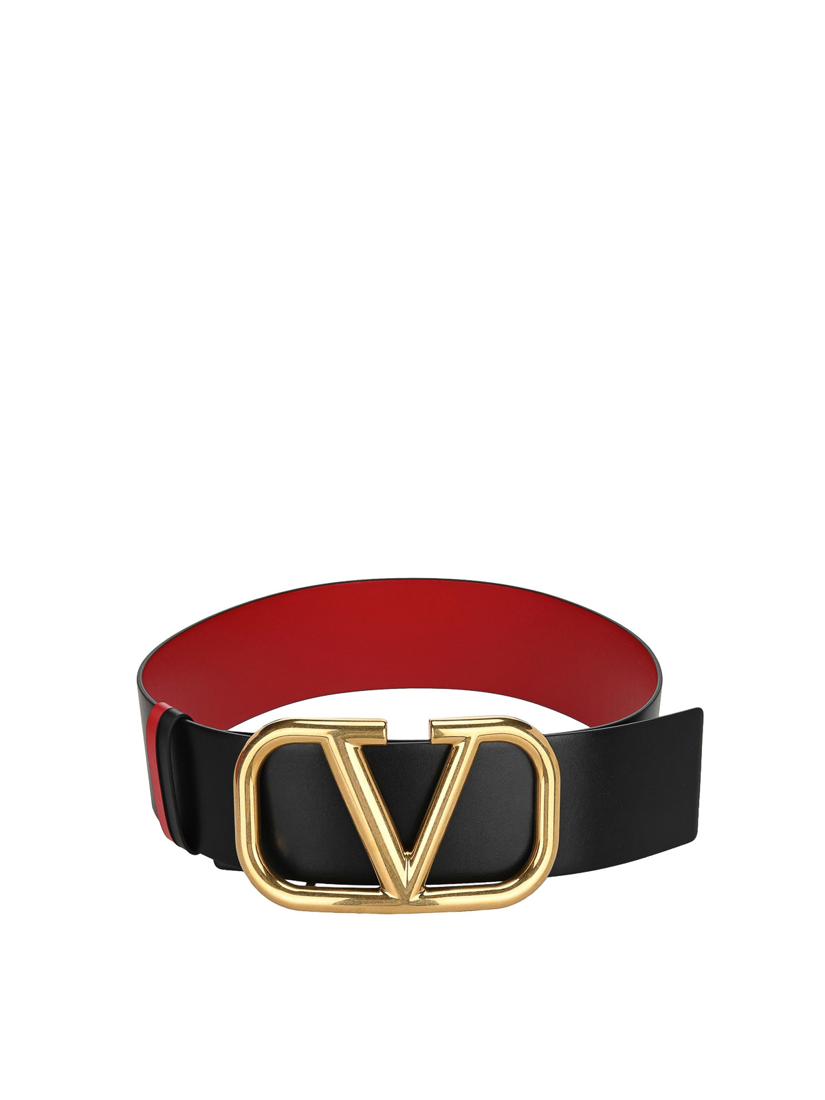 Valentino Garavani - Vlogo leather belt - belts - UW2T0S10ZFR0SM
