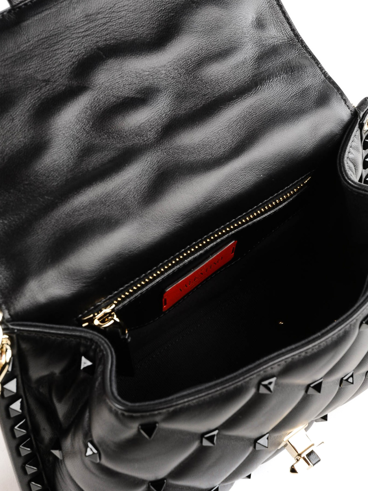 medium candystud nappa leather handbolsa