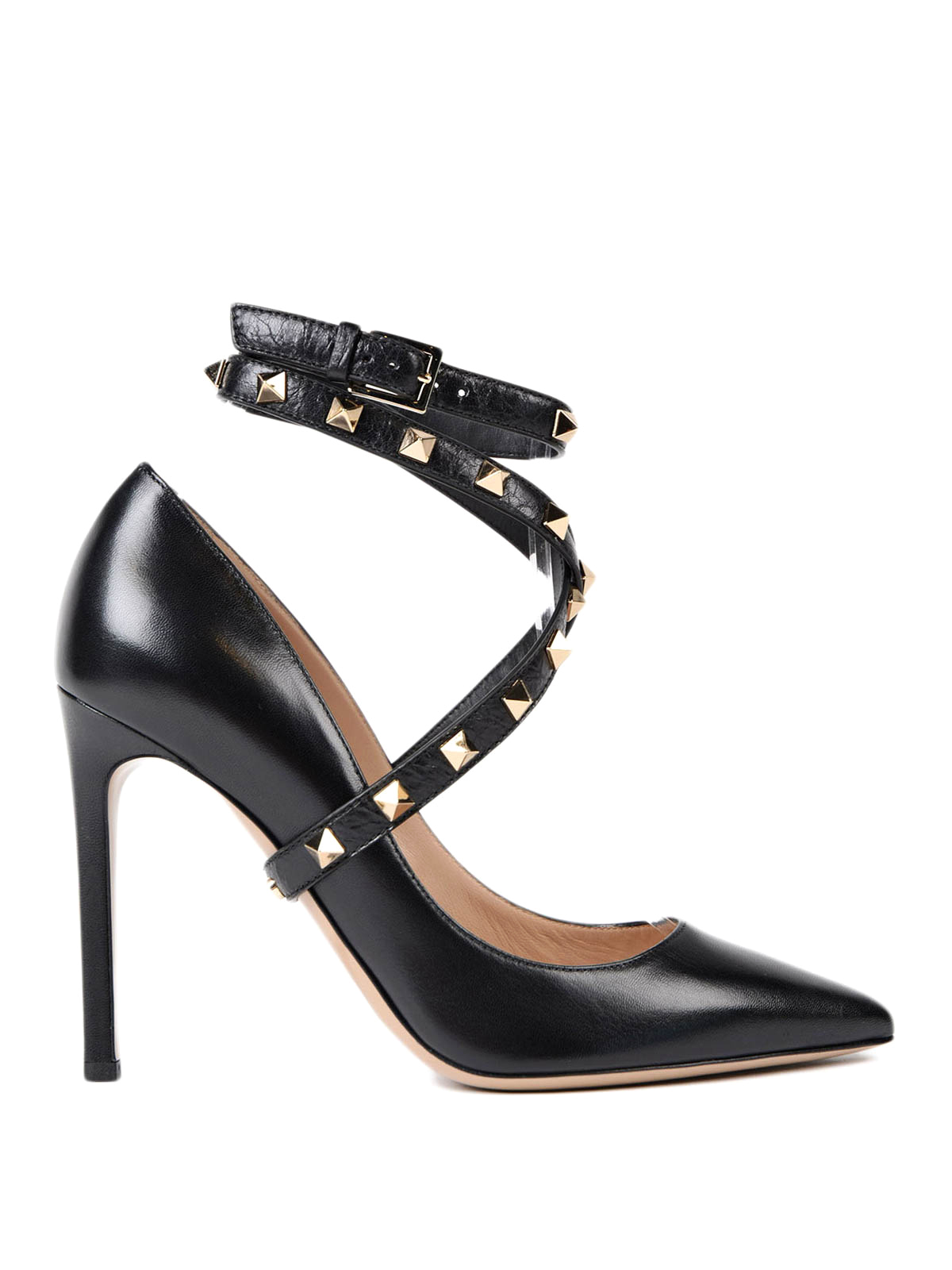 Court shoes Valentino Garavani - Rockstud ankle strap pumps - WS0E13CBL0NO