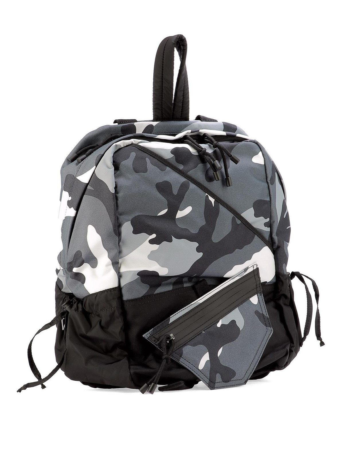 camo print backpack