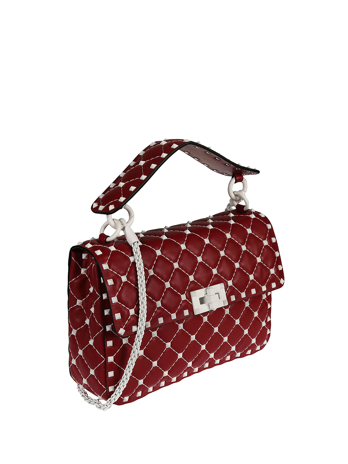 Shoulder bags Valentino Garavani - Free Rockstud Spike red bag ...