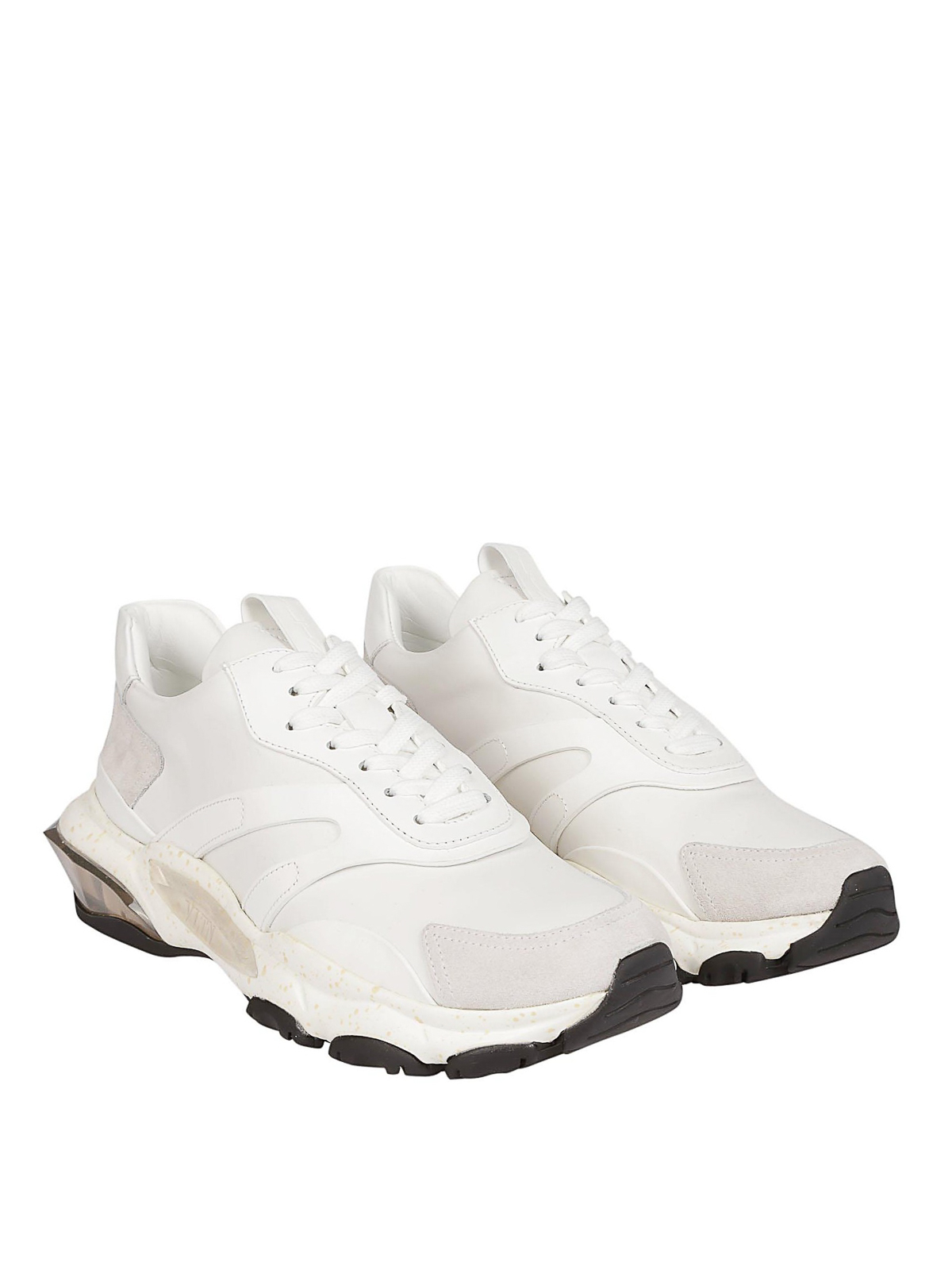 valentino leather trainers