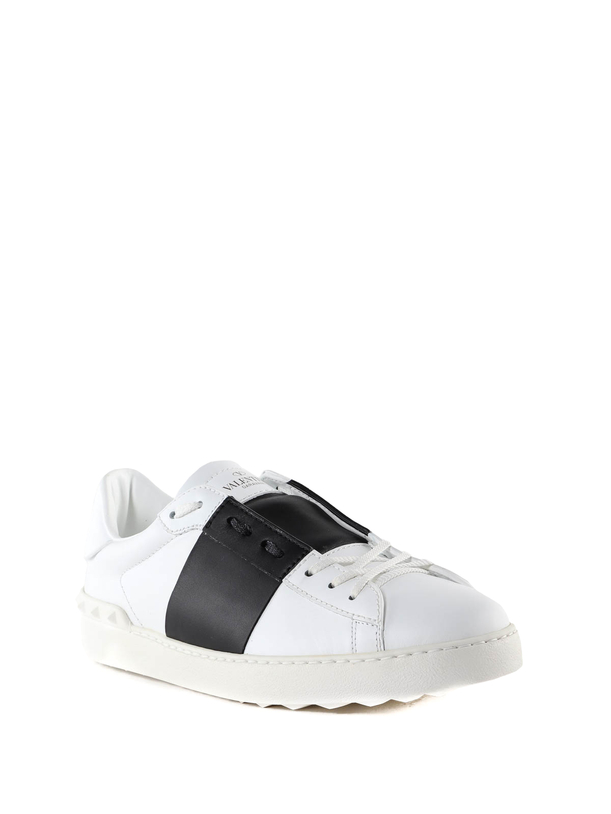 valentino leather trainers