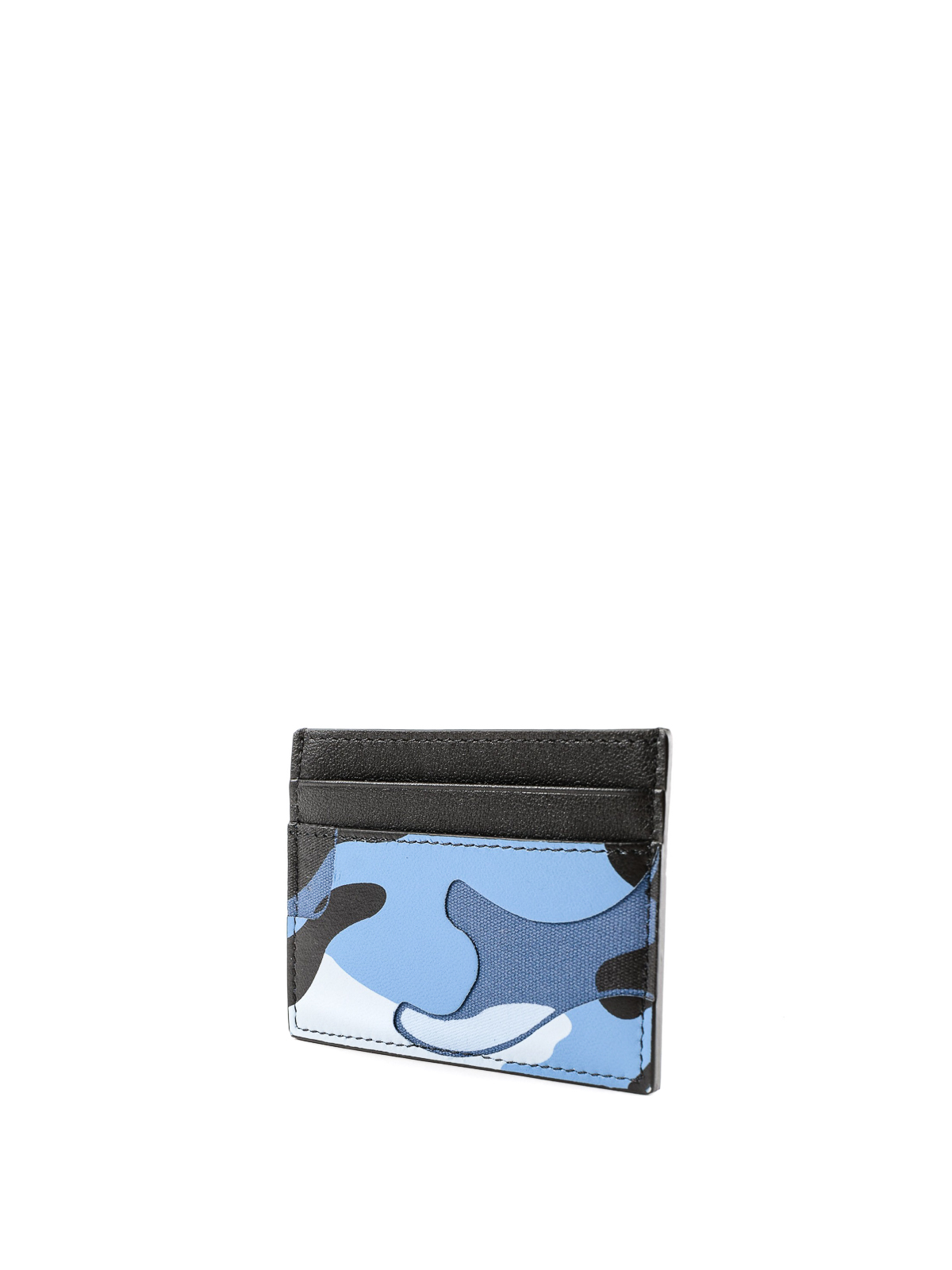 valentino camo card holder