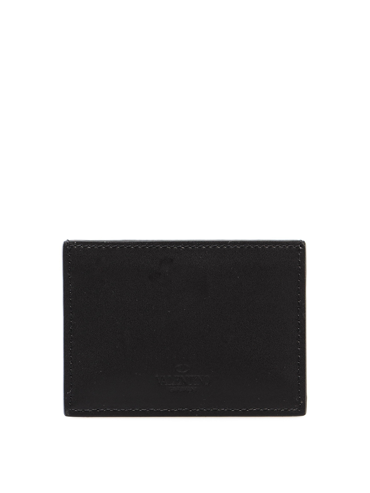 inkompetence Nord Vest lede efter Wallets & purses Valentino Garavani - VLTN print leather card holder -  SY2P0448LVN0NO