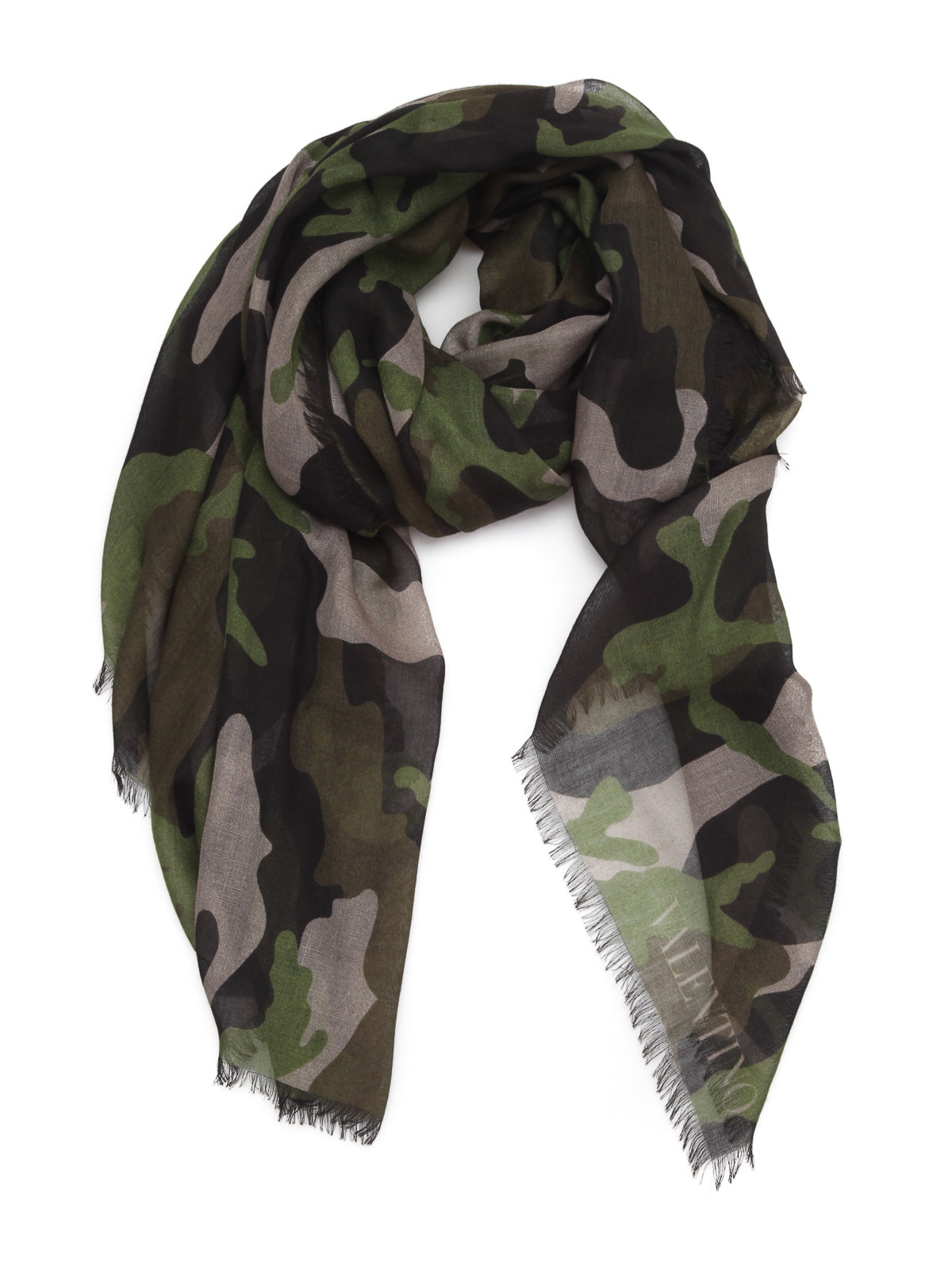 Scarves Valentino Garavani - Camouflage scarf - JU0EB002WCCF75 