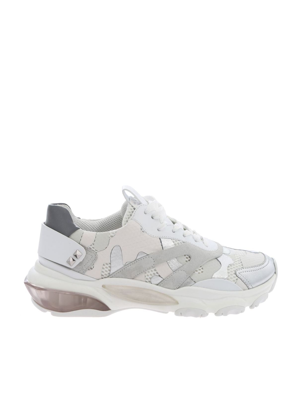 valentino bounce sneakers white