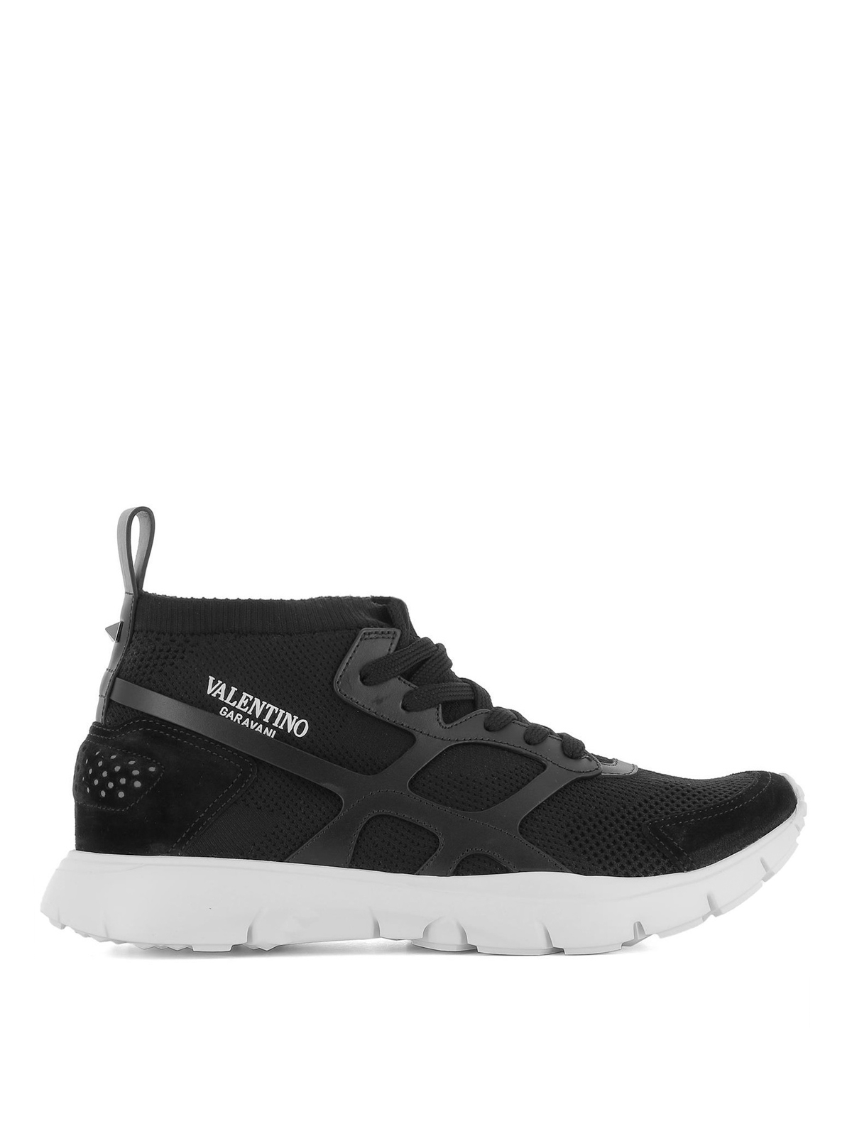 sock sneakers black
