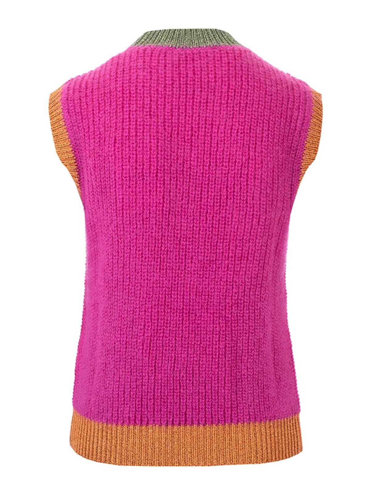 sleeveless wool jumper