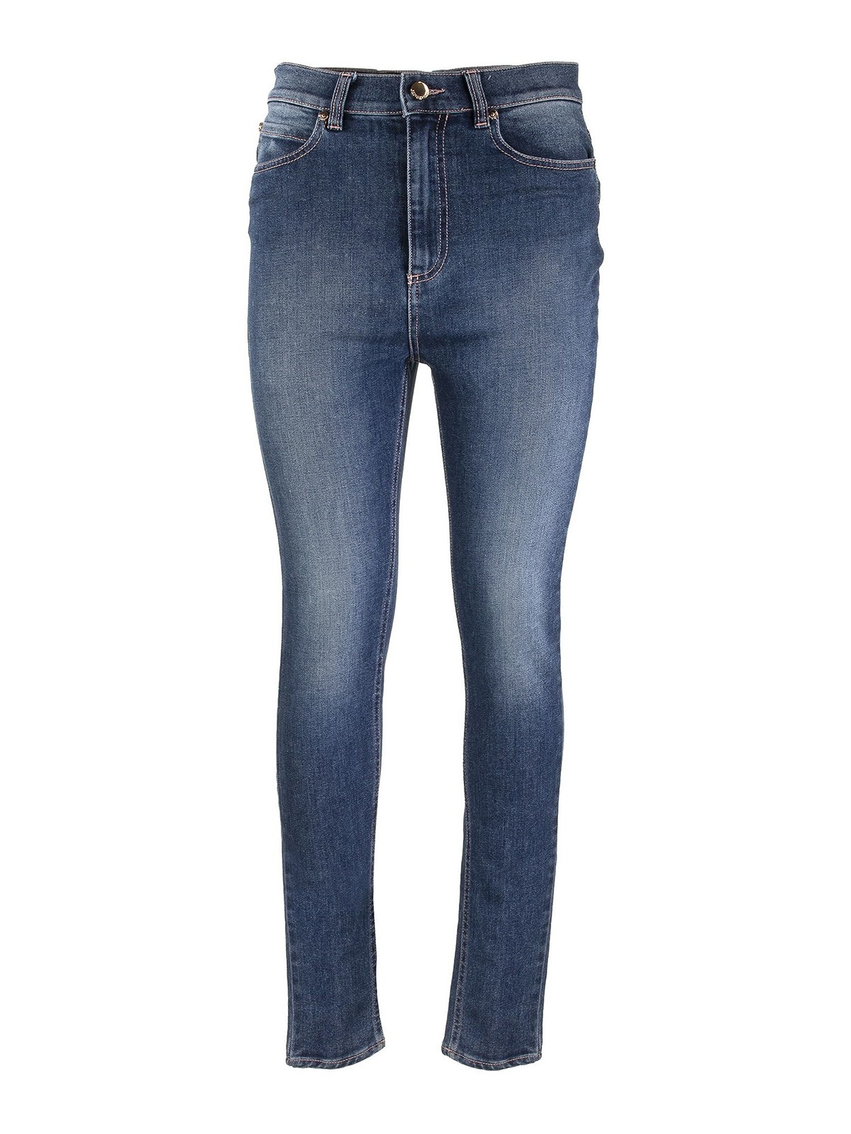 Skinny jeans Valentino Red - Faded denim jeans - UR3DE01I5A1558