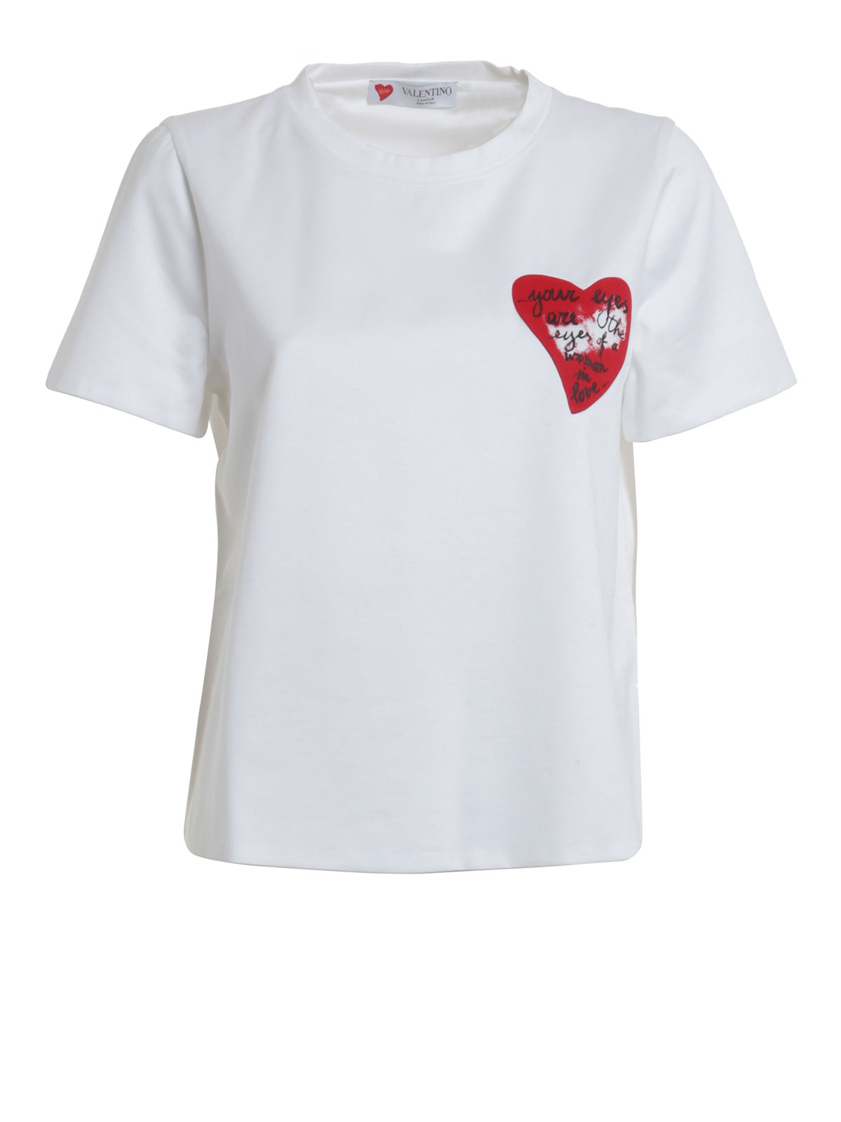 valentino heart t shirt