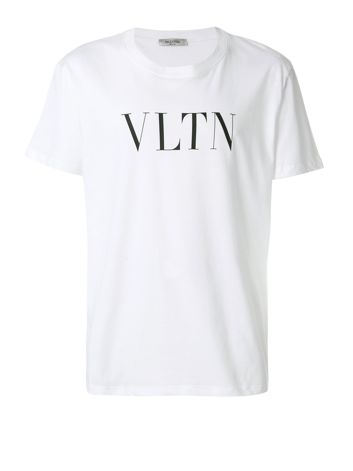 T-shirts Valentino - VLTN logo print white T-shirt - RV3MG10V3LEA01