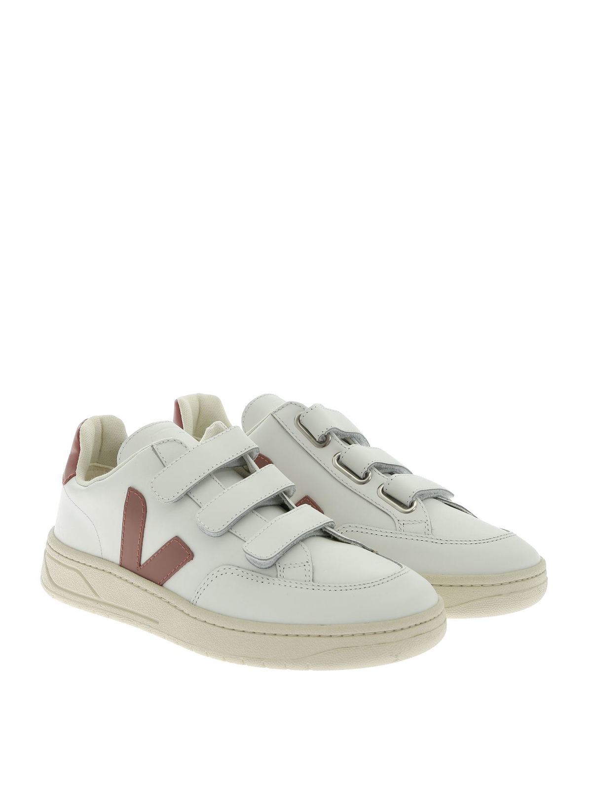 Veja - V-Lock sneakers in white with 