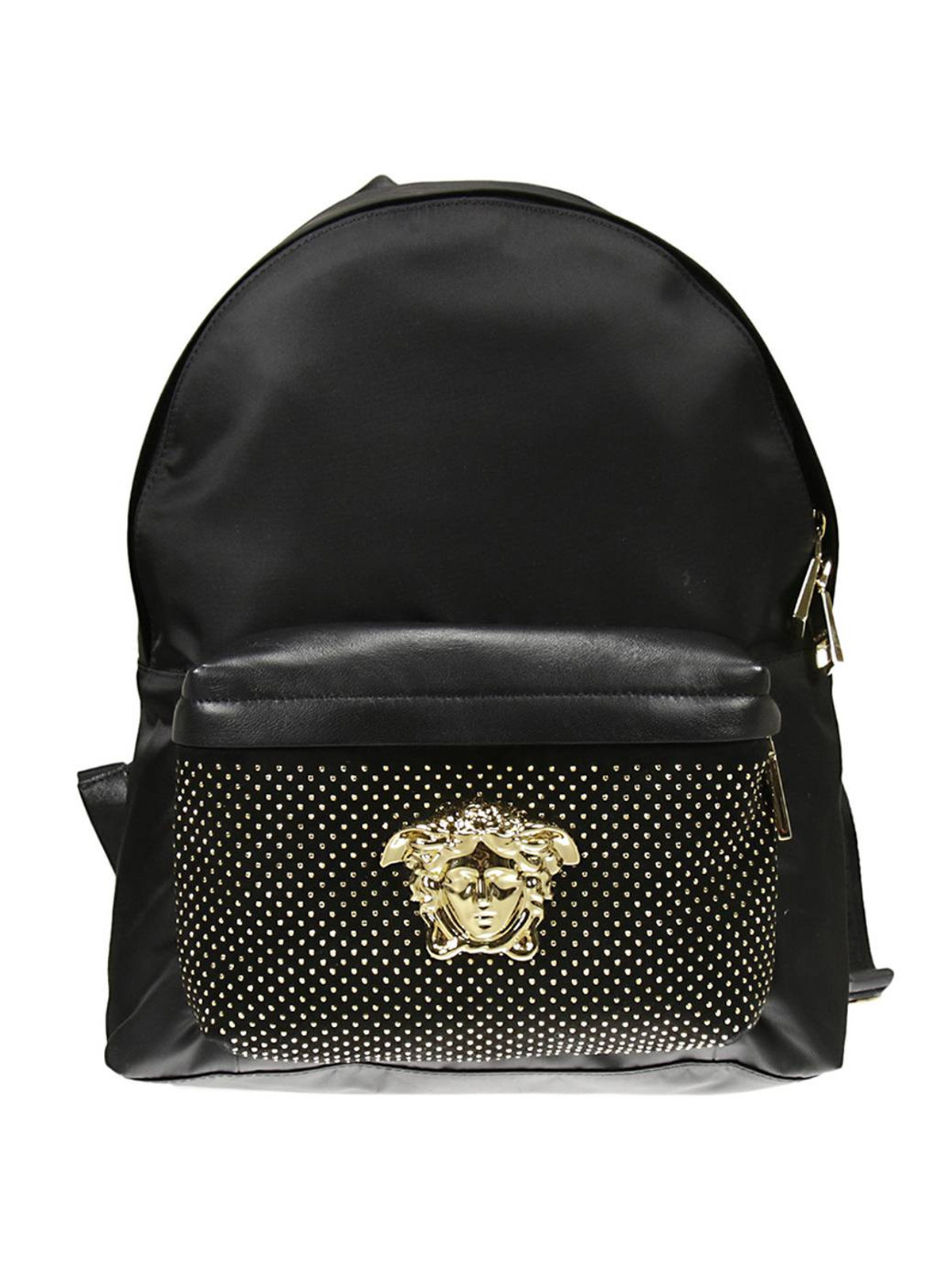 versace studded backpack