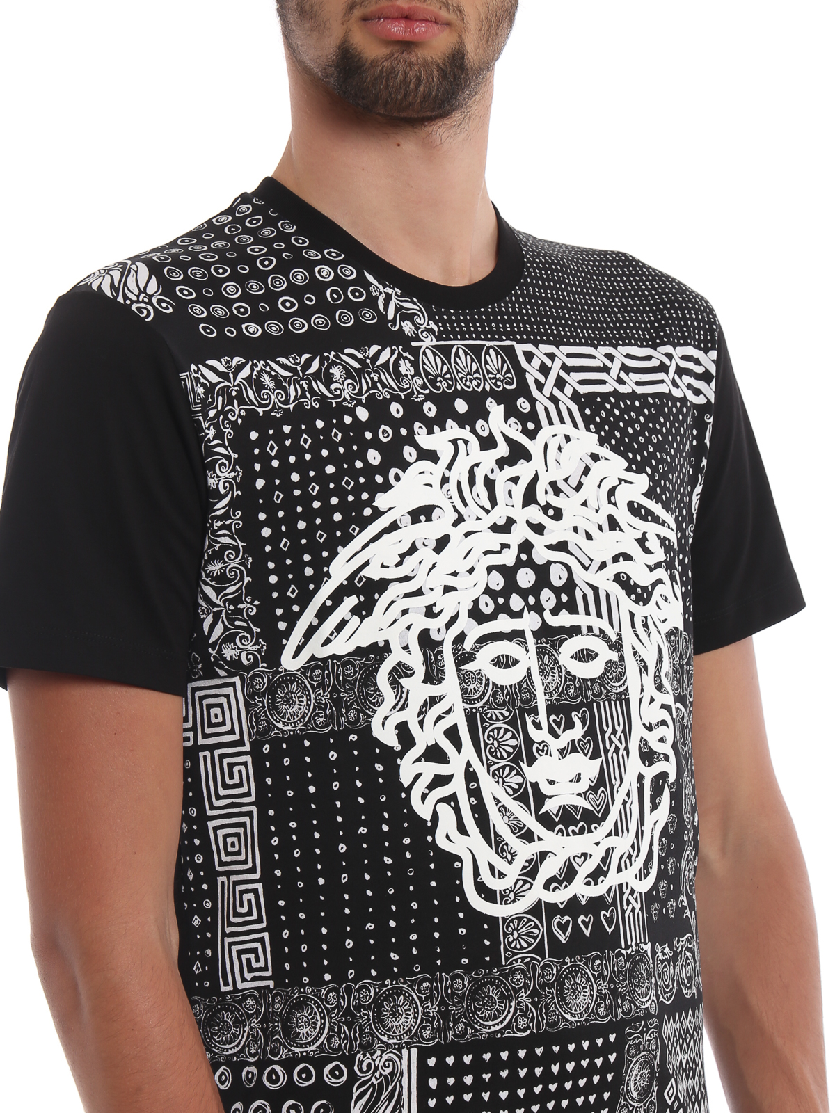 T-shirts Versace - Head and Bandana Tee - A83557A230874A708