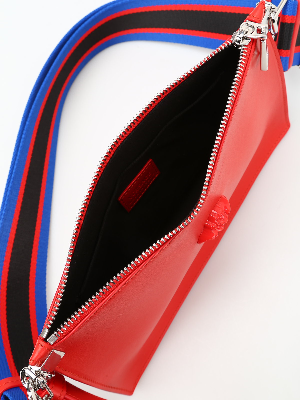 Clutches Versace Medusa Head detail leather clutch DP8F786DVITXKRXJP