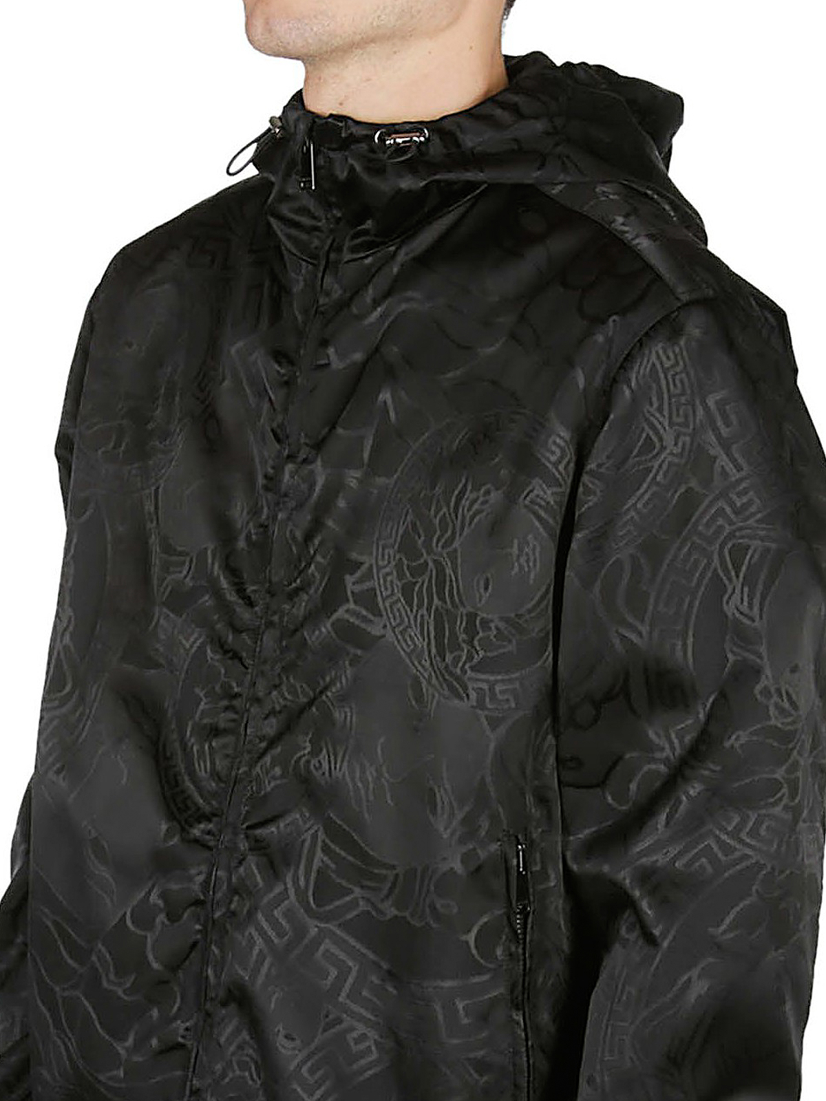 Versace - Medusa pattern nylon jacket 