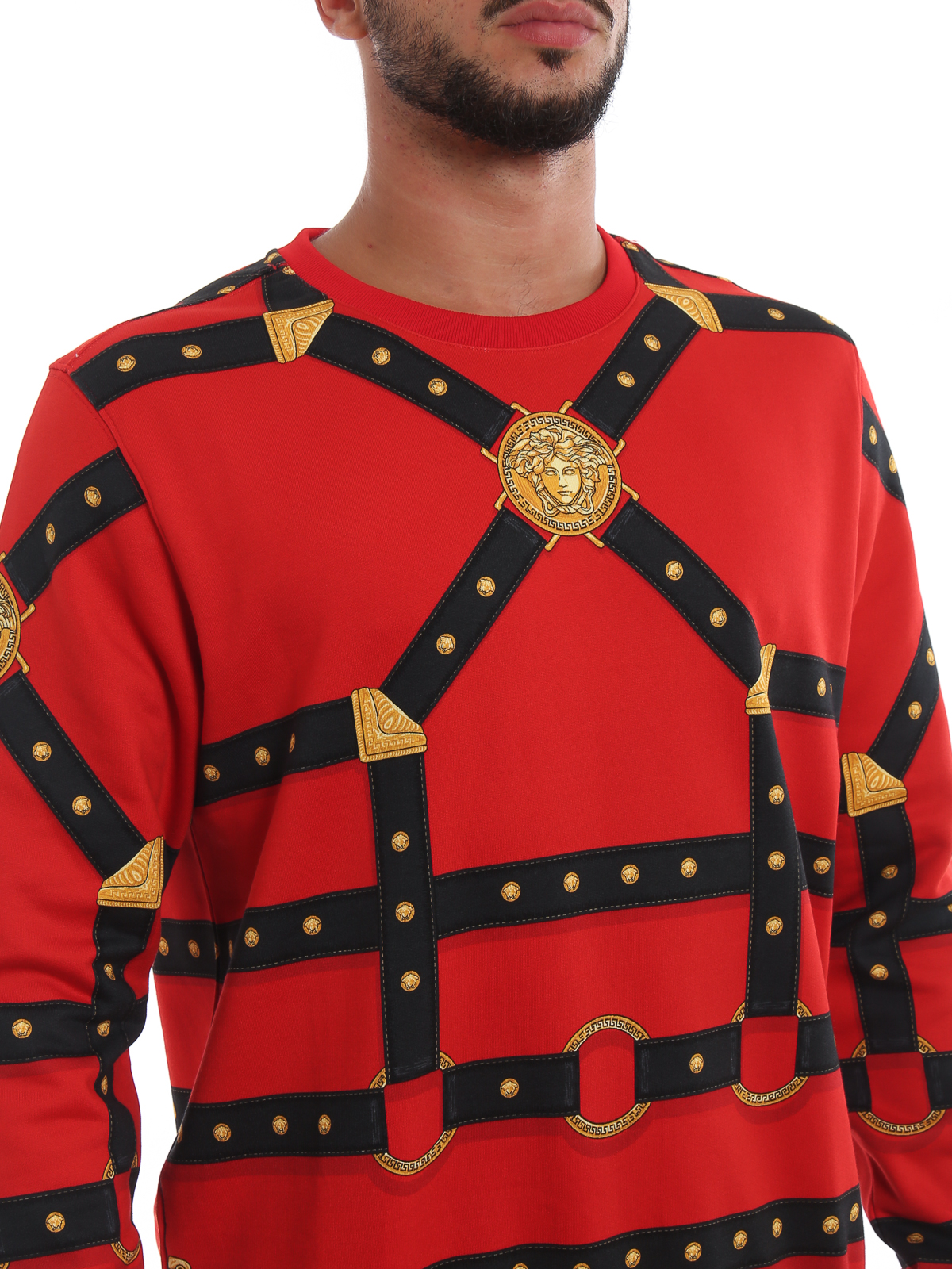 versace red sweatshirt